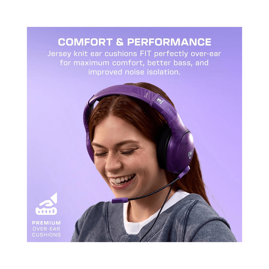 8 Turtle Beach Airlite Fit Wired Gaming Headset for Nintendo Switch - Ghost Purple - Purple, 8 of 10