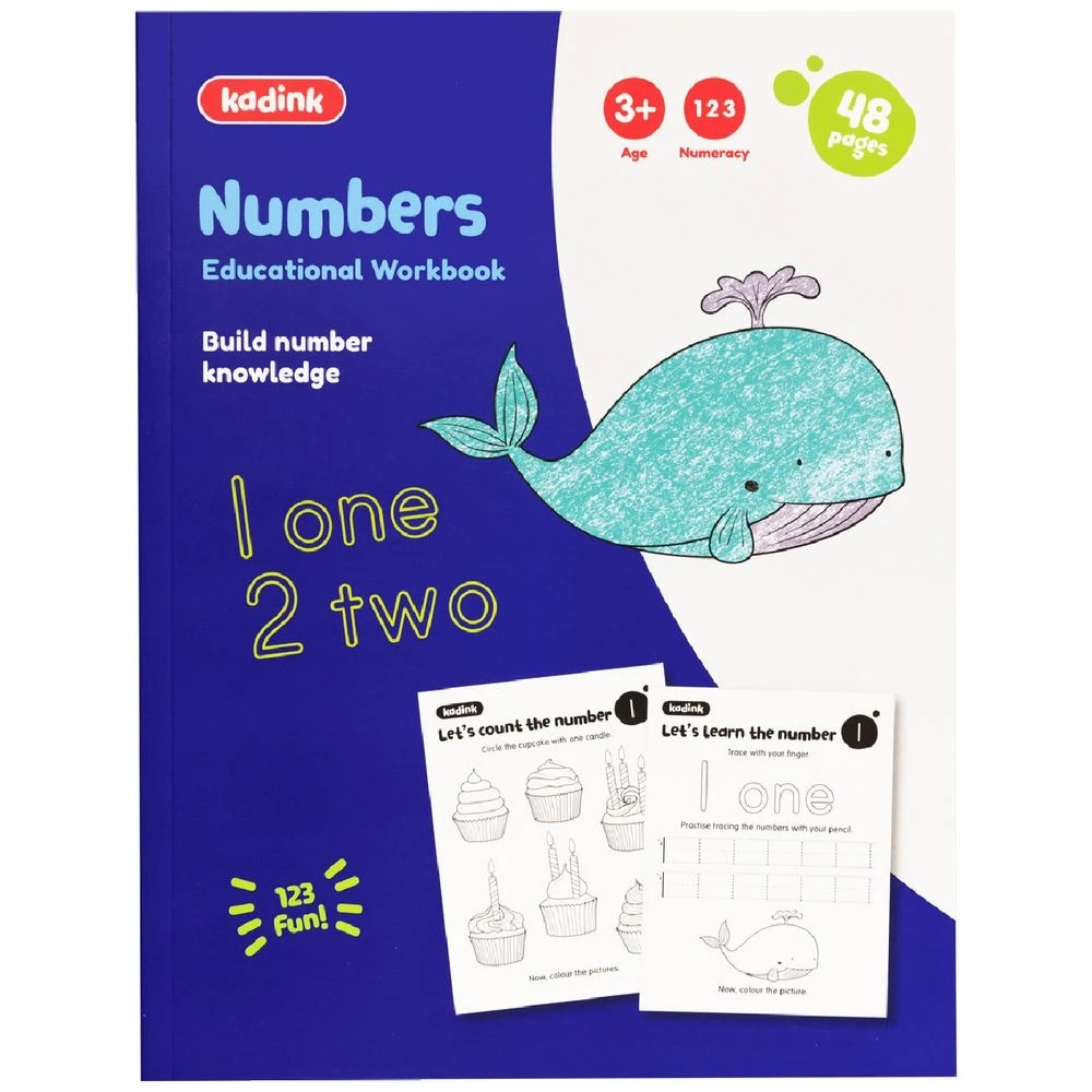 1 Kadink Workbook 48 Pages Numbers, 1 of 4