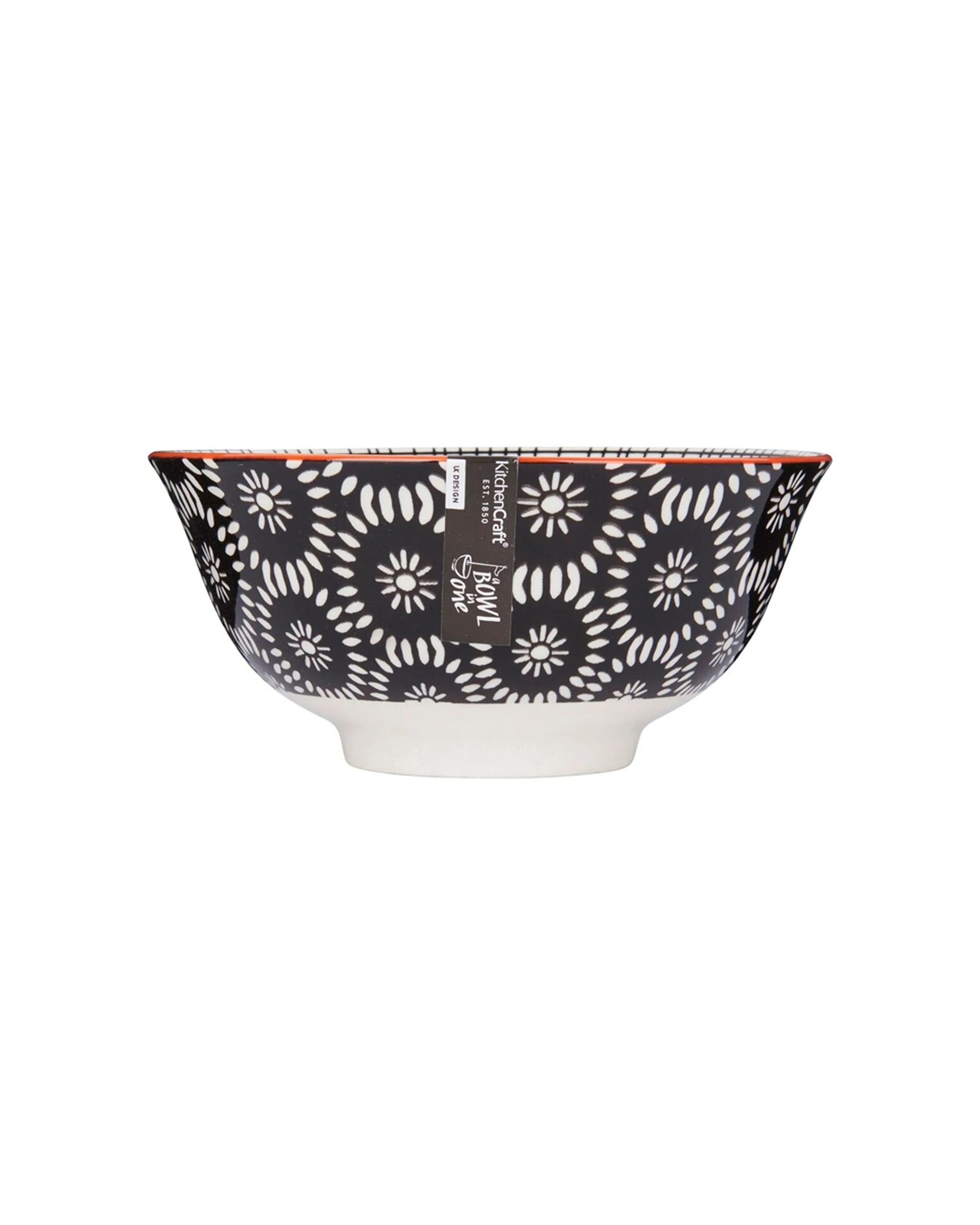 4 Mikasa 4pc Does It All Kitchen Glazed Bowl 15.7cm Durable Microwave Dishwasher Safe - Multi, 4 of 8