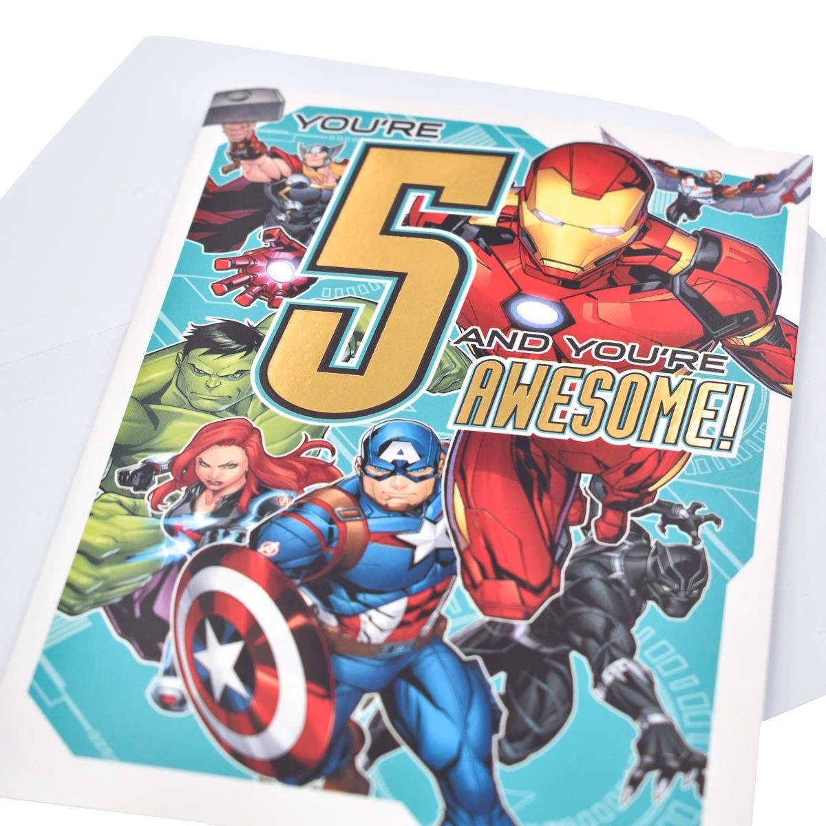 3 Hallmark Birthday Card - Age 5 Awesome Avengers, 3 of 3