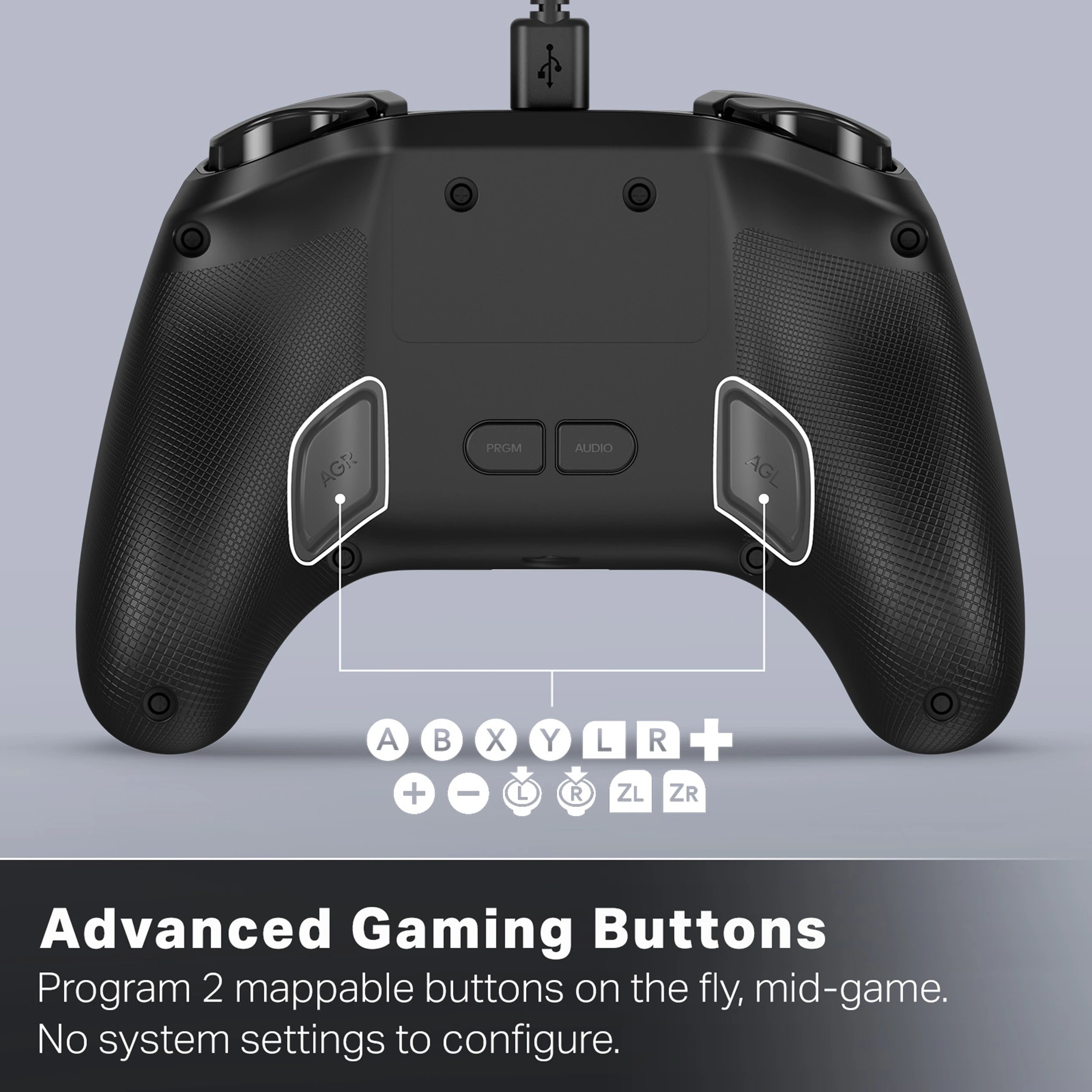 4 Black Wired Controller for Nintendo Switch 2 - Black, 4 of 5