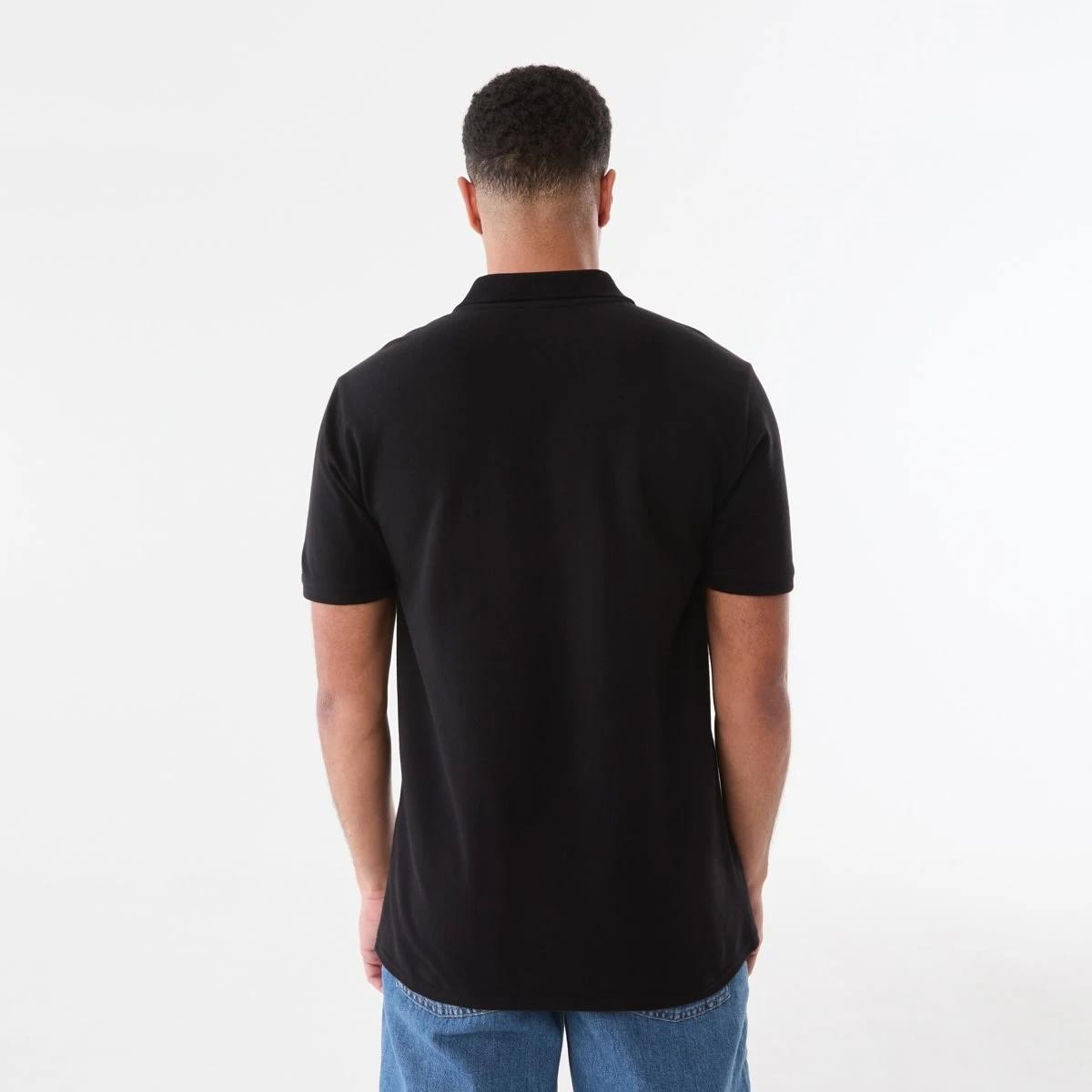 3 Basic Pique Polo Black, 3 of 7
