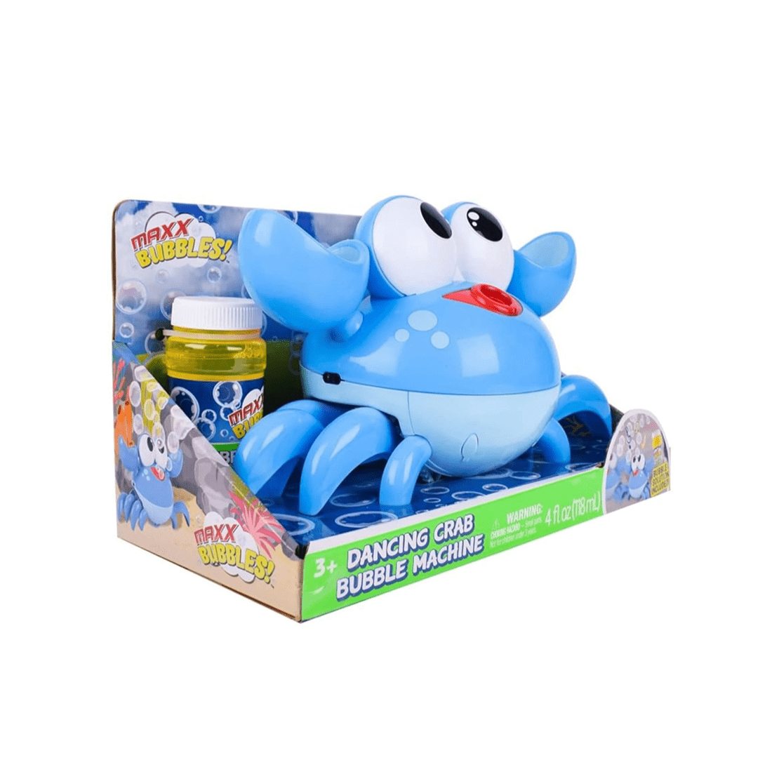 1 Maxx Bubbles Dancing Crab Bubble Machine - Blue, 1 of 7