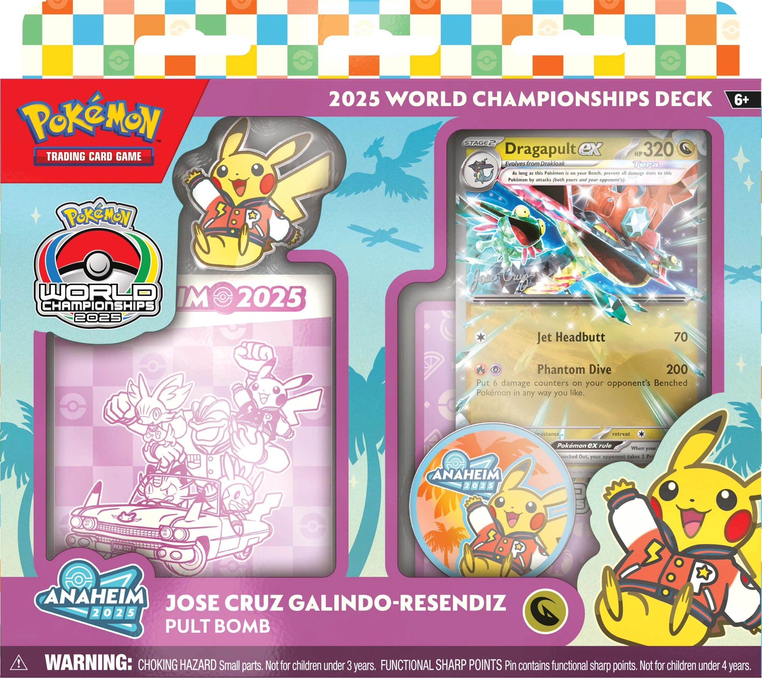 5 Pokemon Trading Card Game: 2025 World Championships Deck - Assorted, 5 of 10