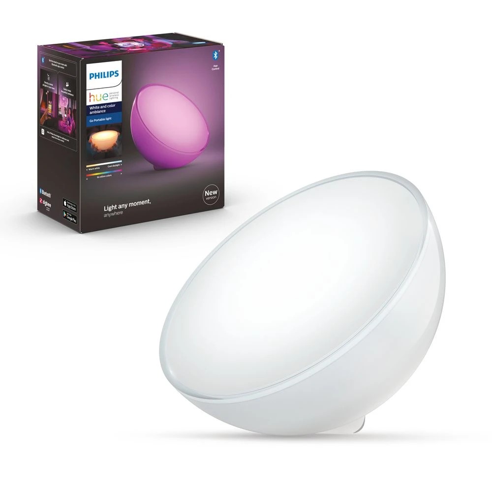 2 Philips Hue Go MK2 Bluetooth White and Colour Ambience, 2 of 10