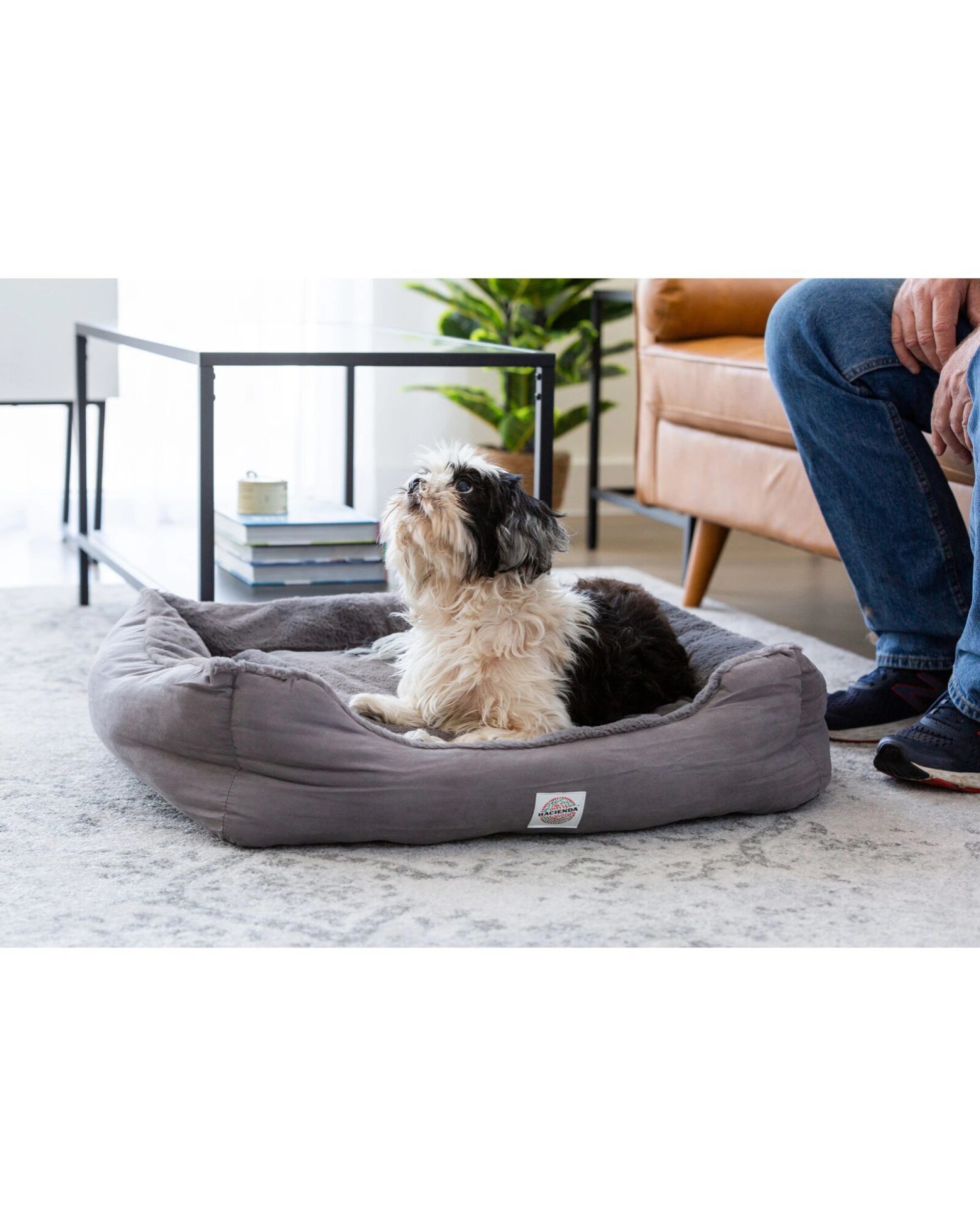 7 Hacienda Easy to Clean Electric Heated Rabbit Faux Fur Covering Pet Bed - Medium, 7 of 9