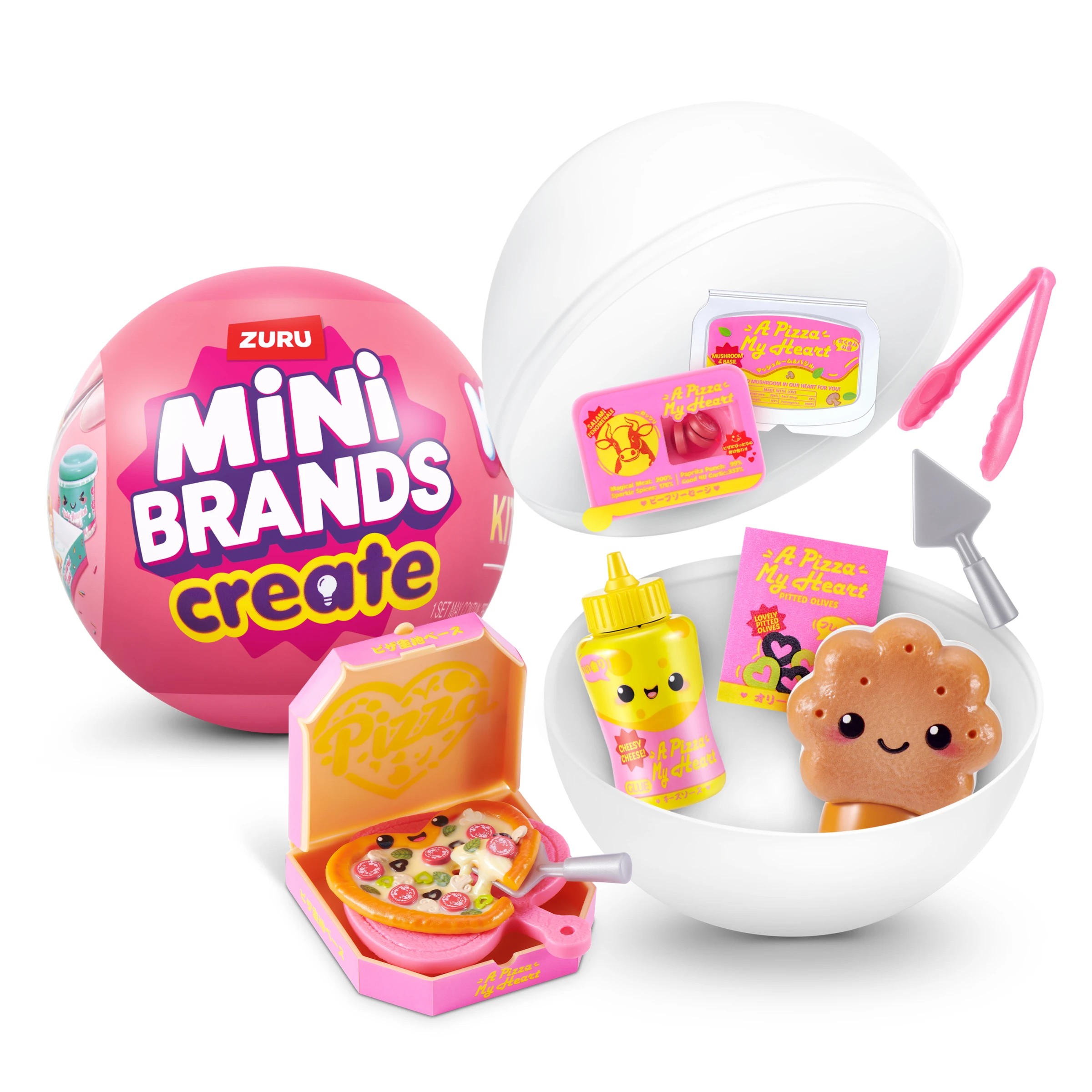 1 Zuru Mini Brands Create Kawaii Kitchen Series 1 Capsule - Assorted, 1 of 3