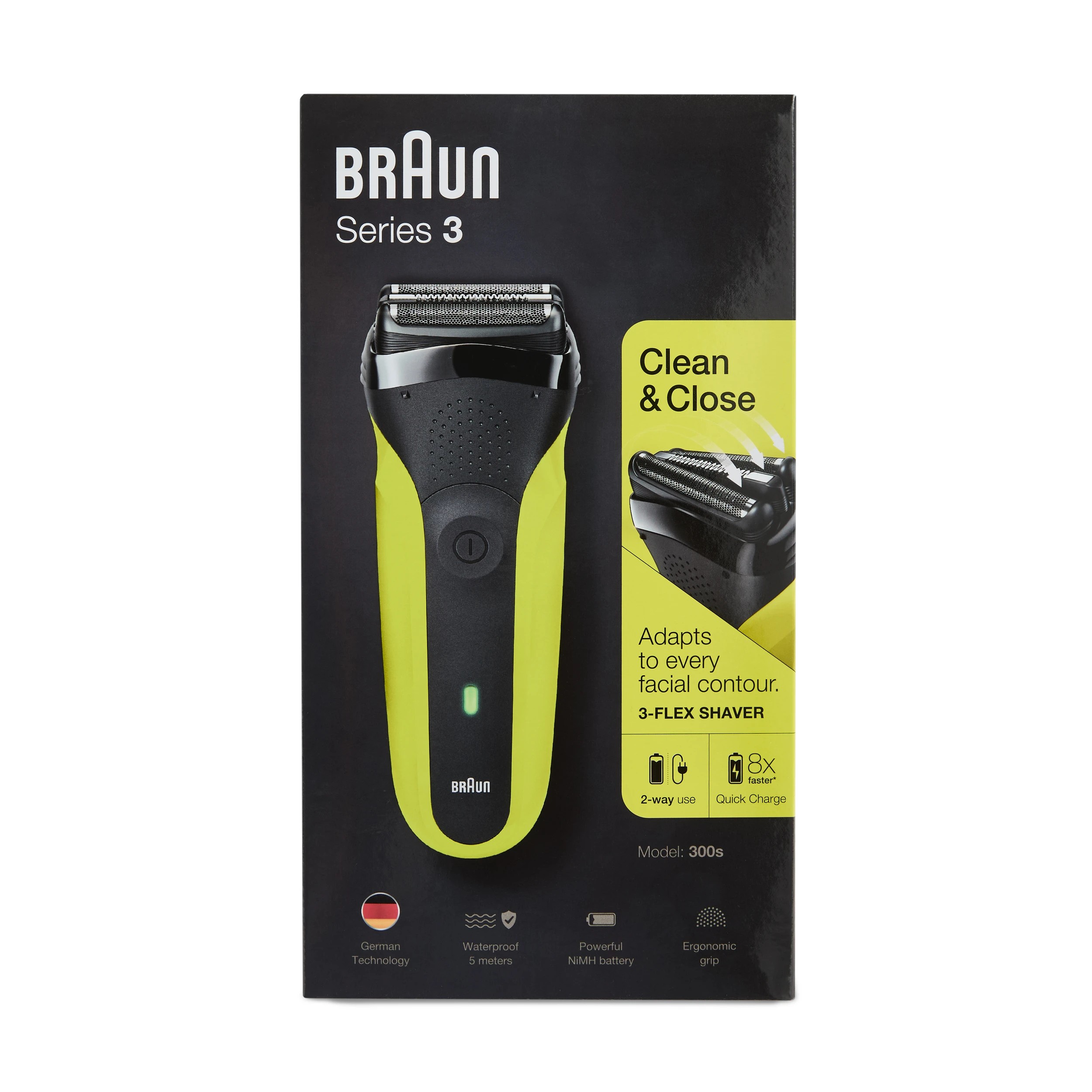 7 Braun Series 3 300s Electric Shaver - Black, 7 of 7