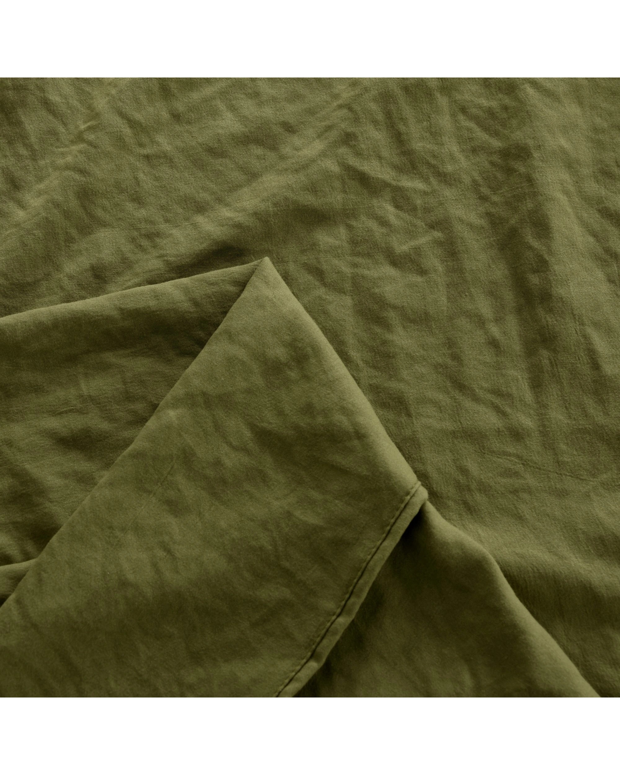 5 Dreamaker Superfine Washed Microfibre Sheet Set - Double Bed - Olive, 5 of 7