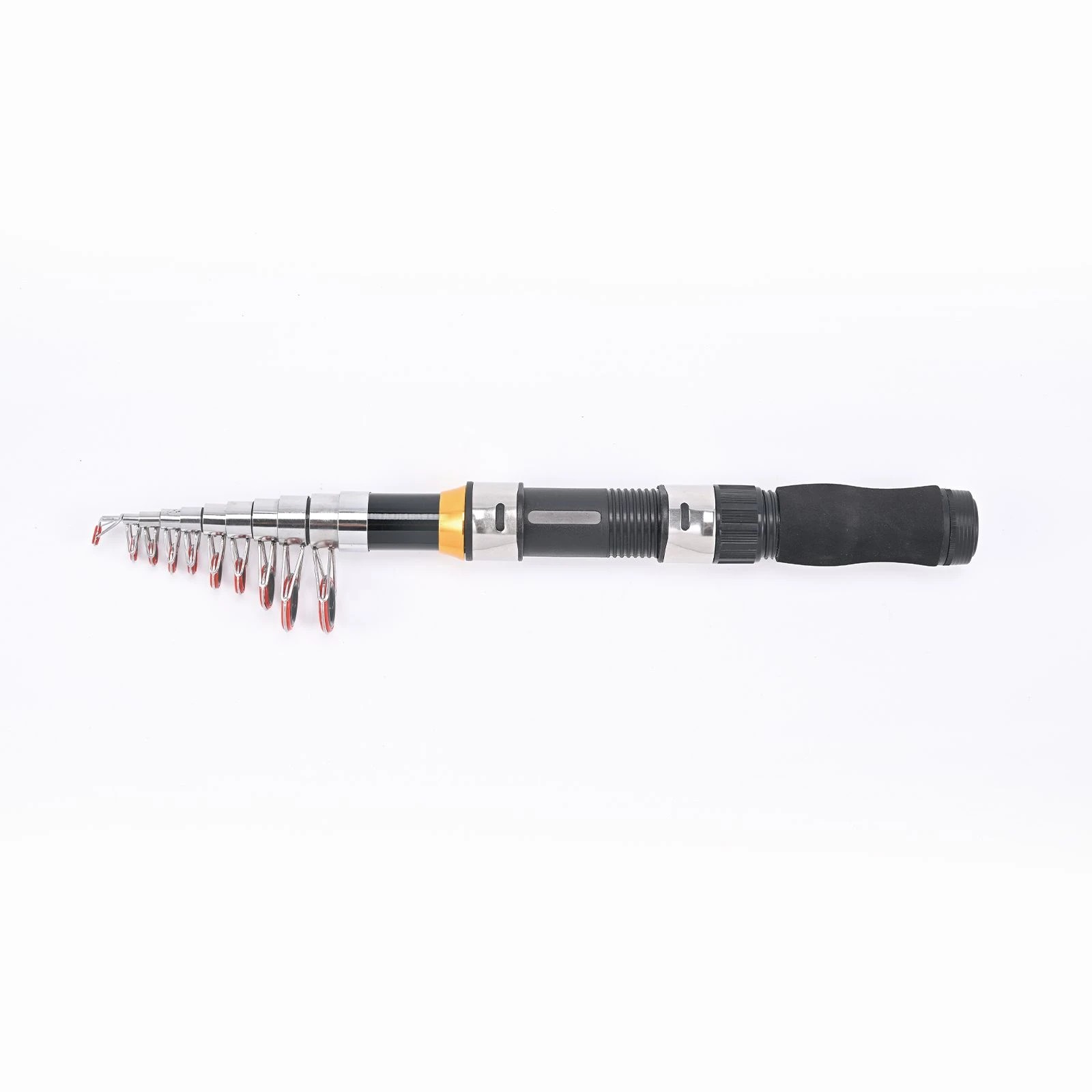 5 Ausway Portable Fishing Rod & Reel Combo Set 2 x 2.3m Telescopic Rods, Spinning Reels, Tackle Box & Bag, 5 of 6