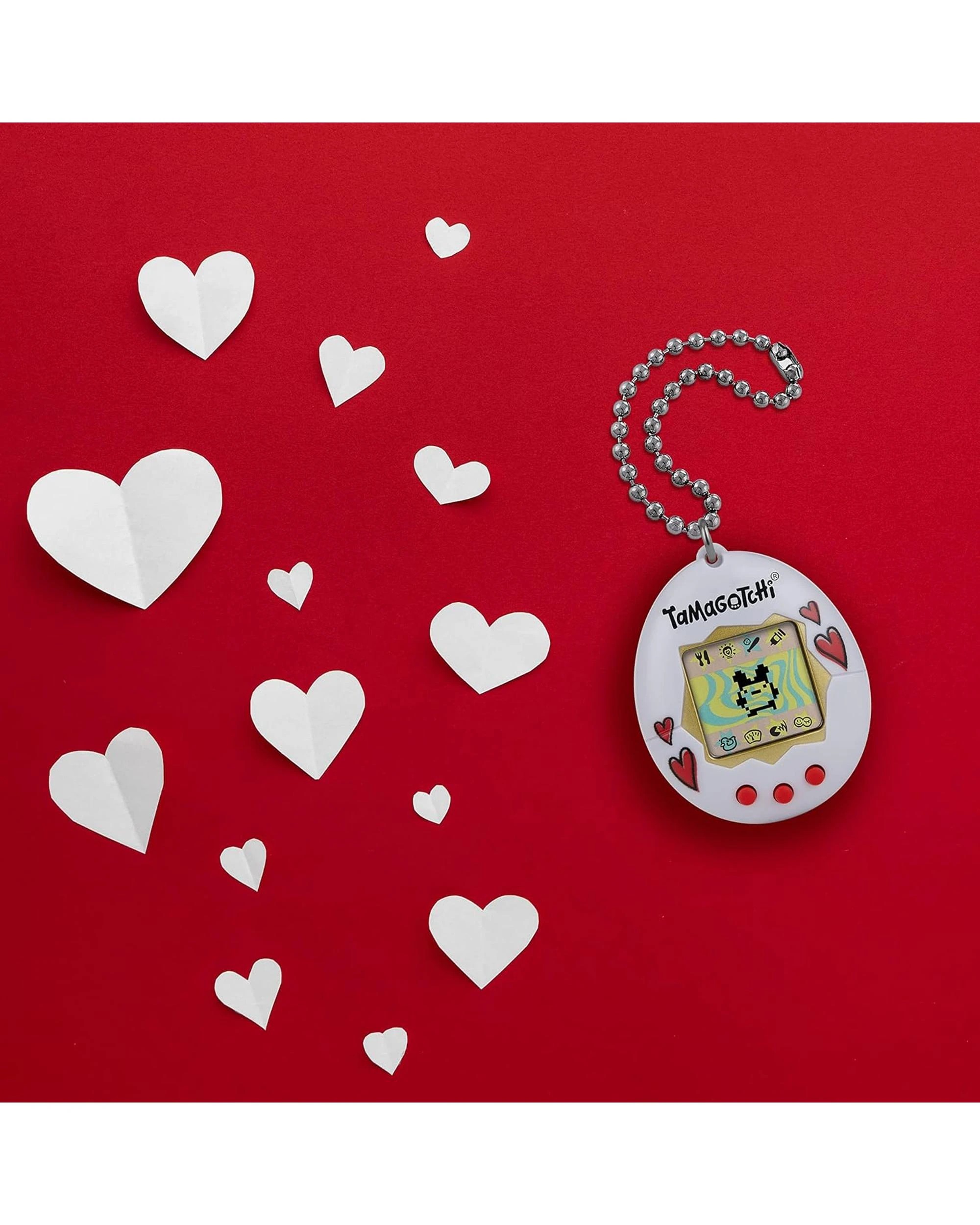 6 Tamagotchi Original Gen 2 - Heart - White, 6 of 6