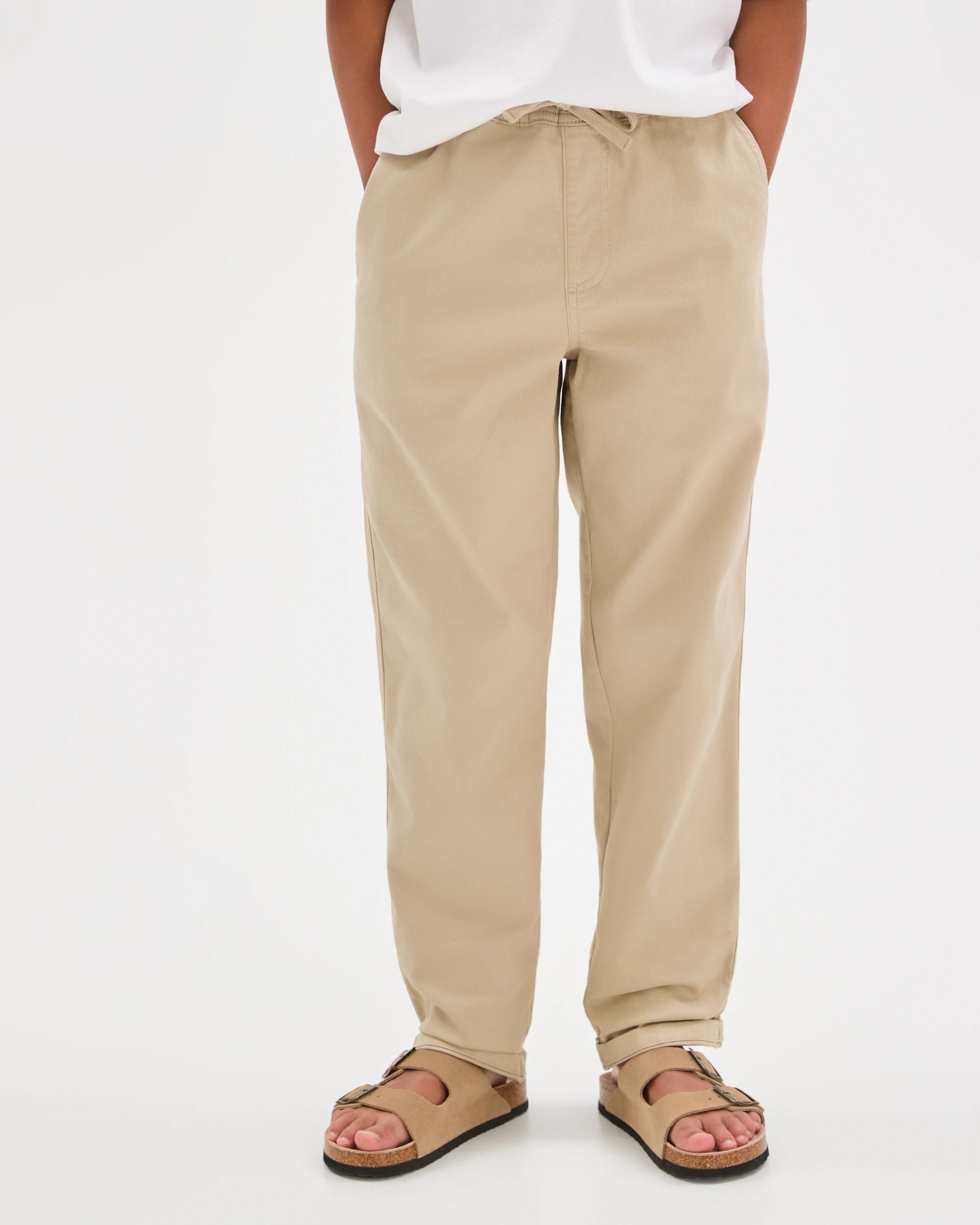 4 Target Kids Elastic Waist Chino Pants STONE, 4 of 7