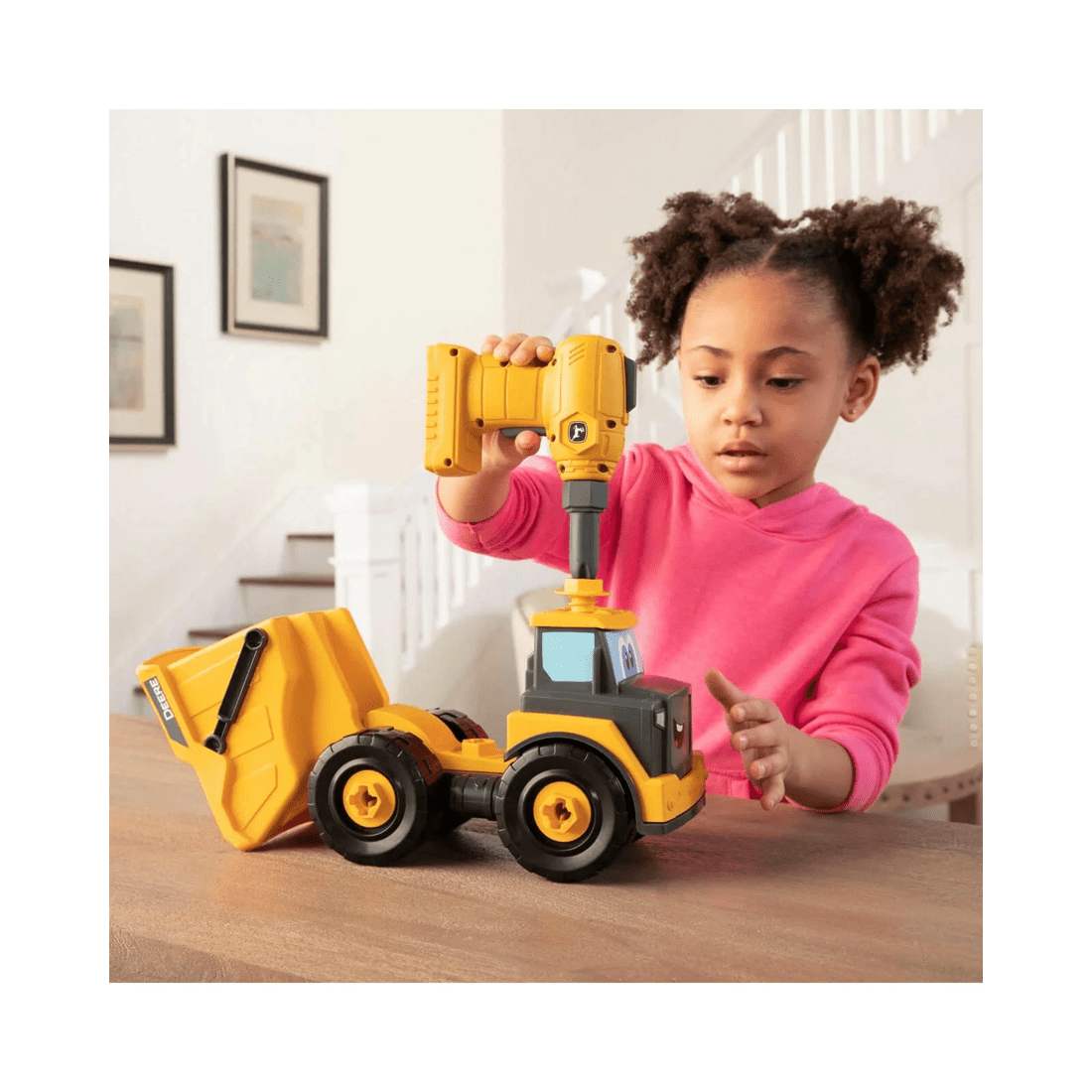 1 TOMY John Deere Kids Build-A-Buddy Yellow Dump Truck - Yellow, 1 of 8