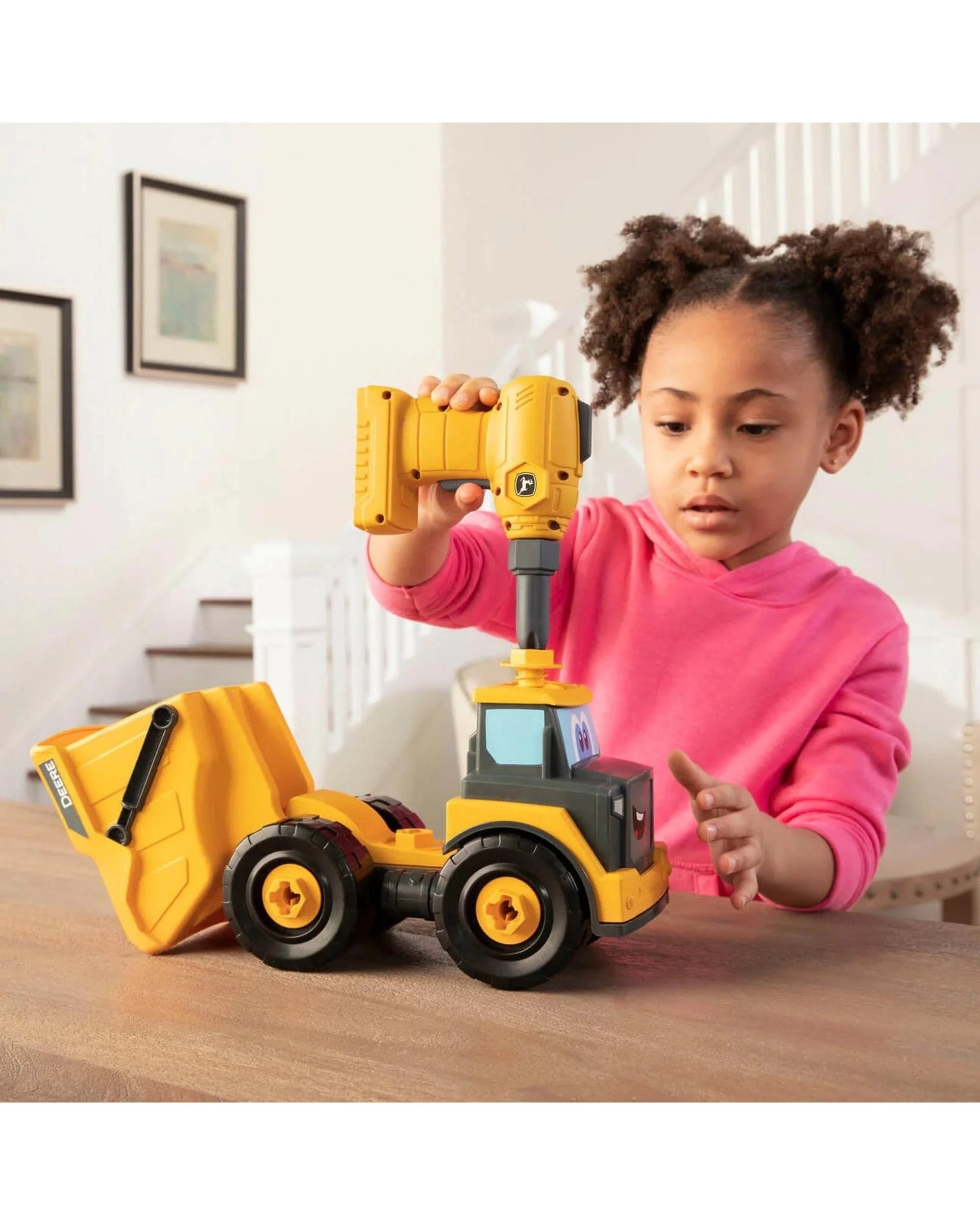1 John Deere Kids Build-A-Buddy Yellow Dump Truck - Yellow, 1 of 8