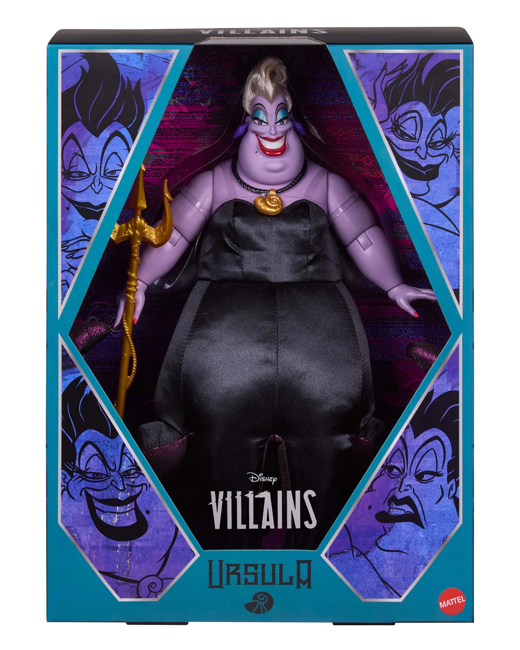 1 Disney Collector Ursula Collectible Villains Fashion Doll in Signature Look - Multi, 1 of 6
