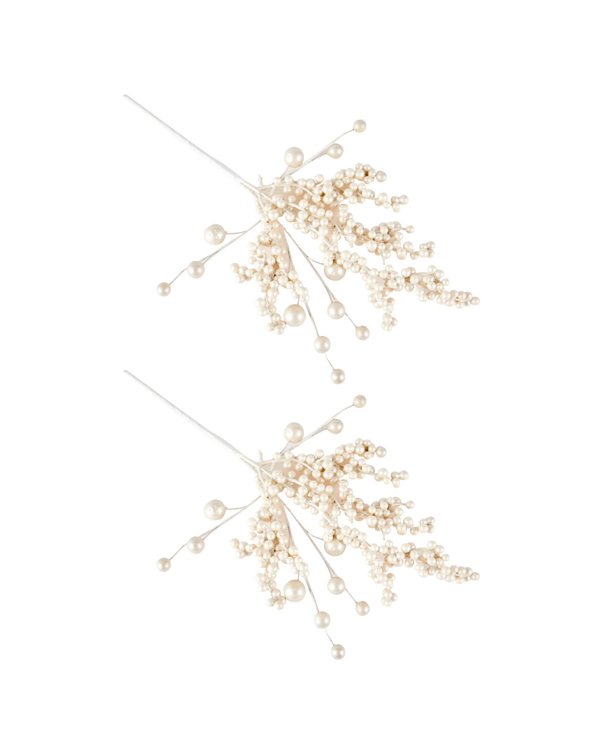 2 2 Pack Pearl Look Tree Picks, 2 of 3