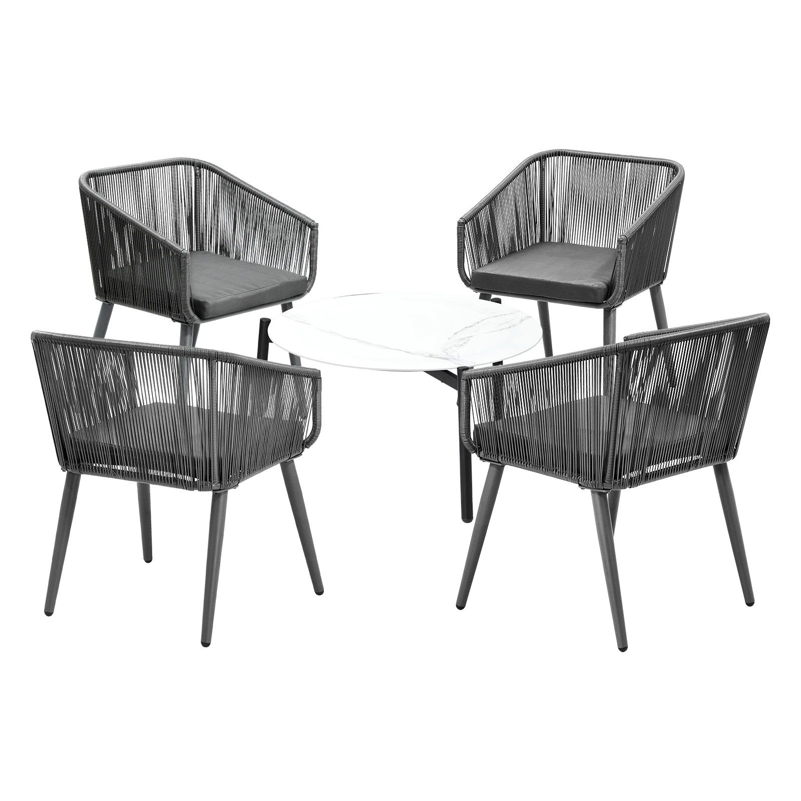 1 Livsip Outdoor Lounge Setting Furniture 5 Piece Patio Set - Multi, 1 of 9