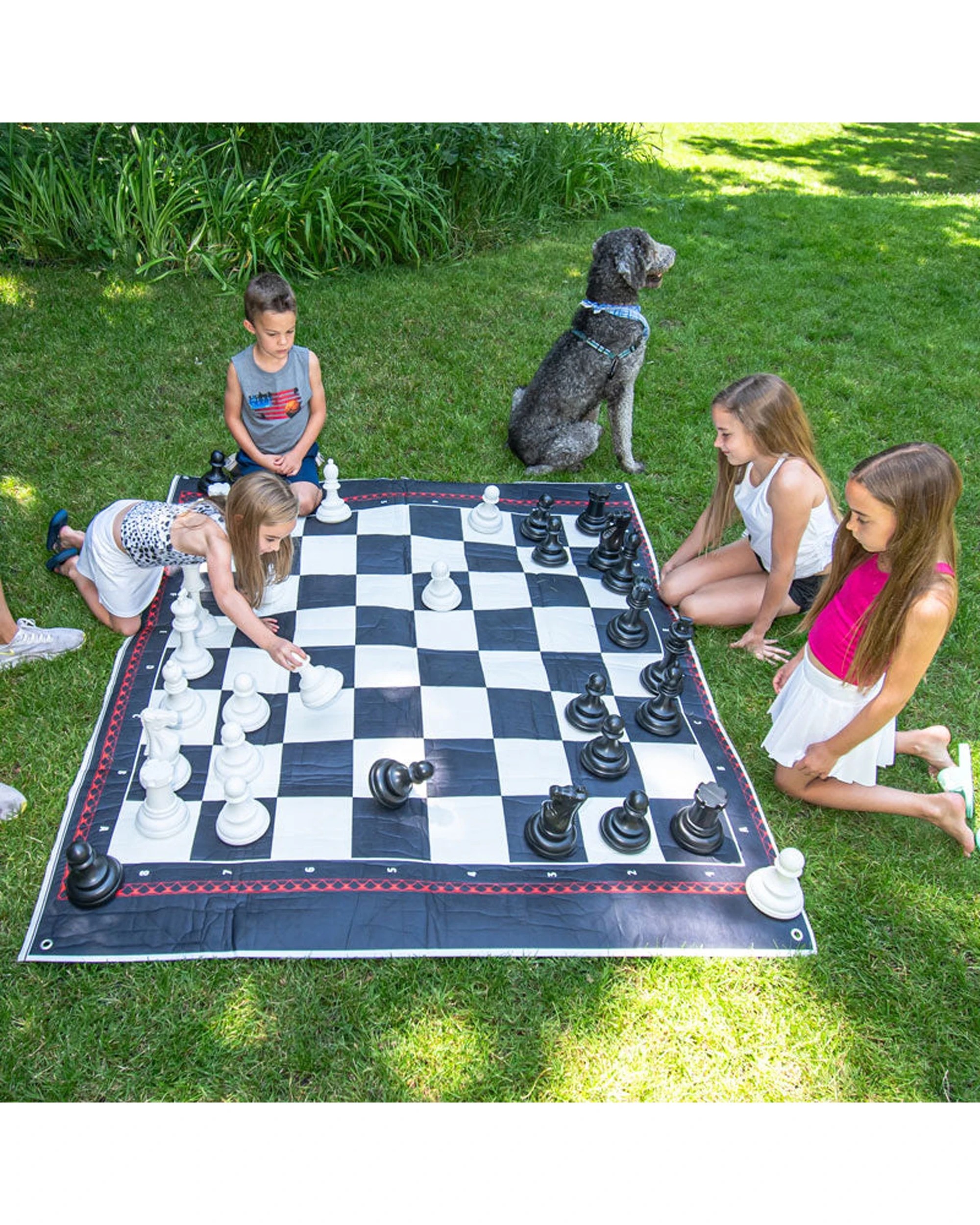 4 Do U Play Kids 3 Games In 1 Set Chess Checkers Backgammon Jumbo Size - Multi, 4 of 4