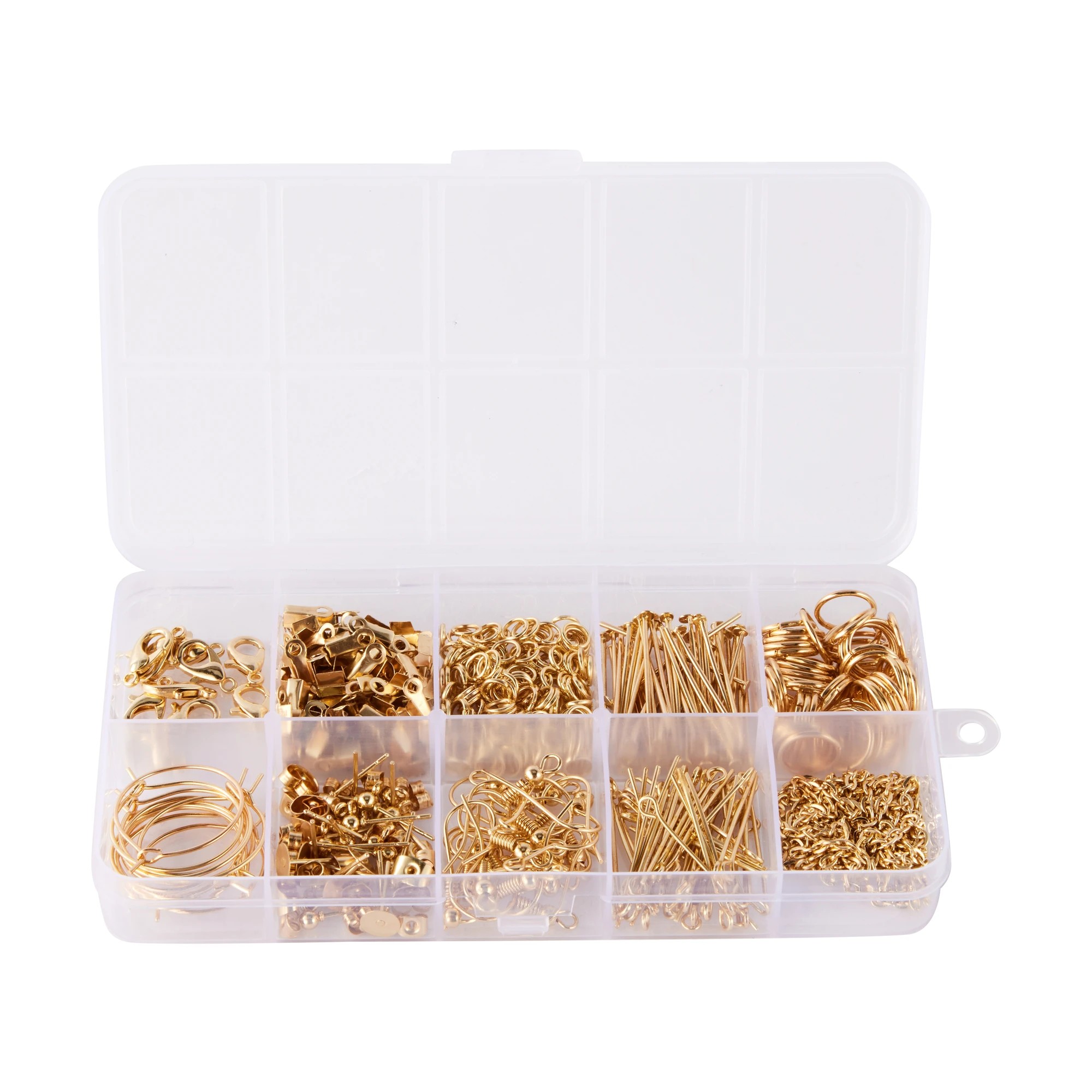 5 Jewellery Making Set - Gold Look, 5 of 8