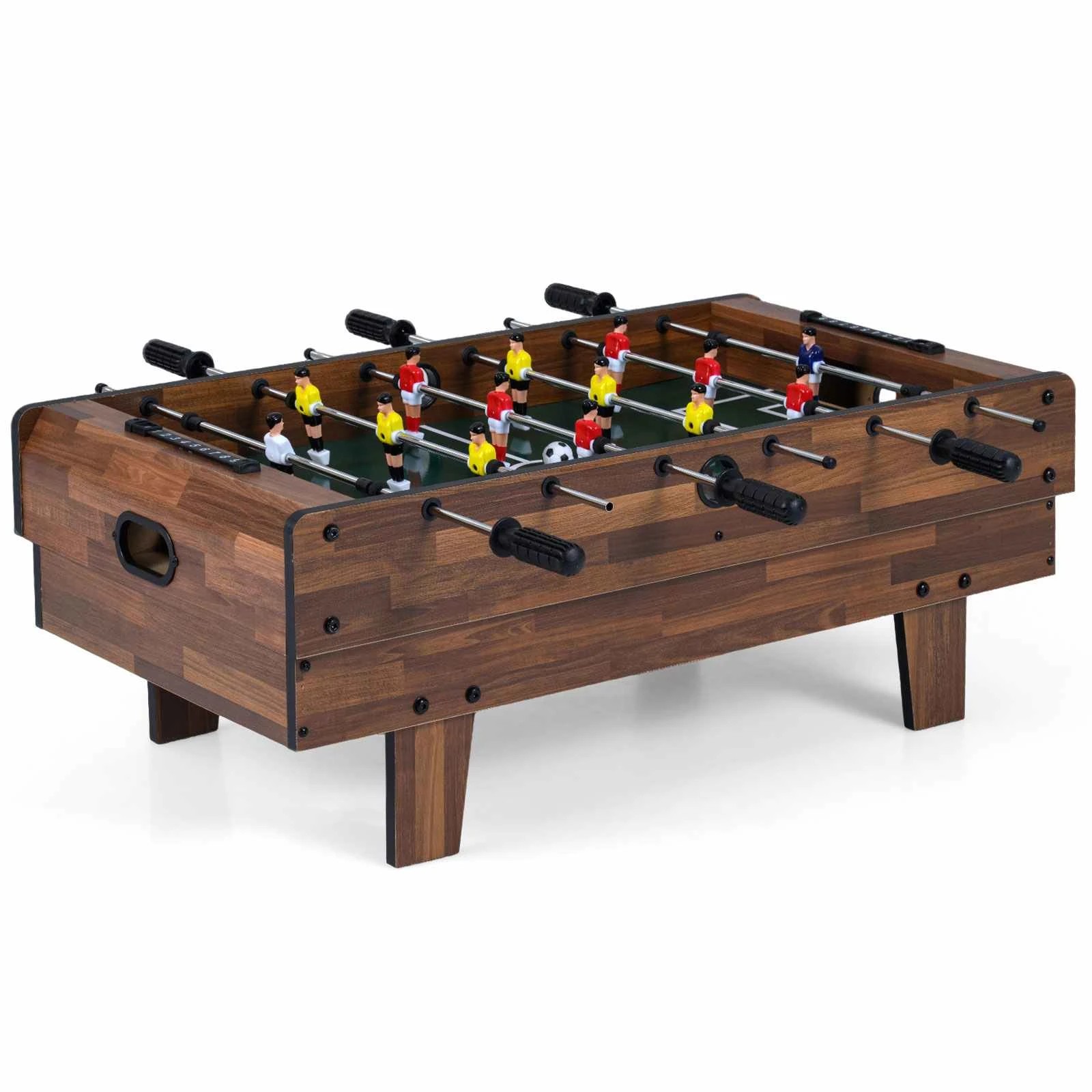 1 Costway 4in1 Combo Game Table Set Foosball Table Billiards Ping Pong & Hockey Tabletops, 1 of 3