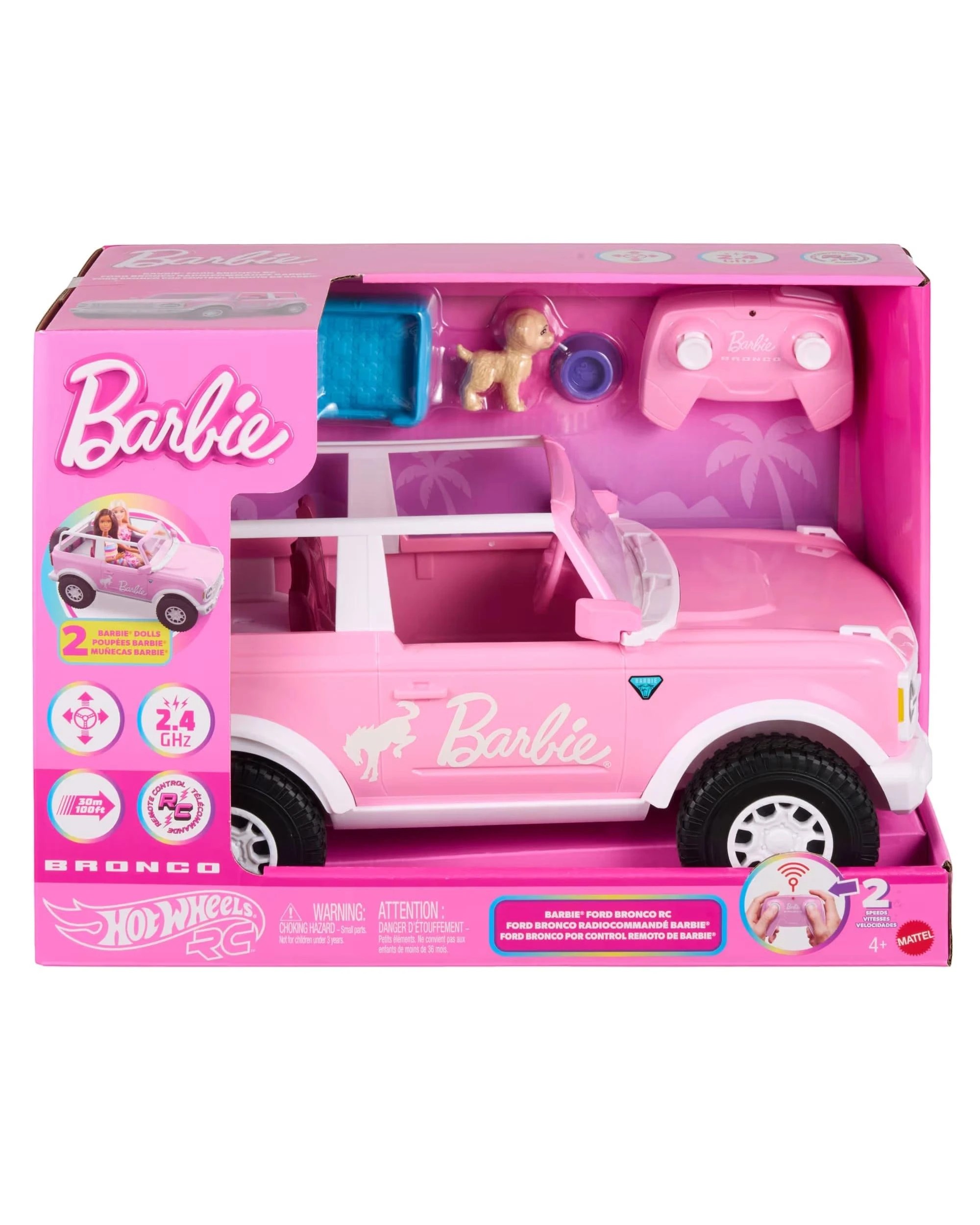 1 Hot Wheels Barbie Ford Bronco Remote Control Vehicle, 1 of 5