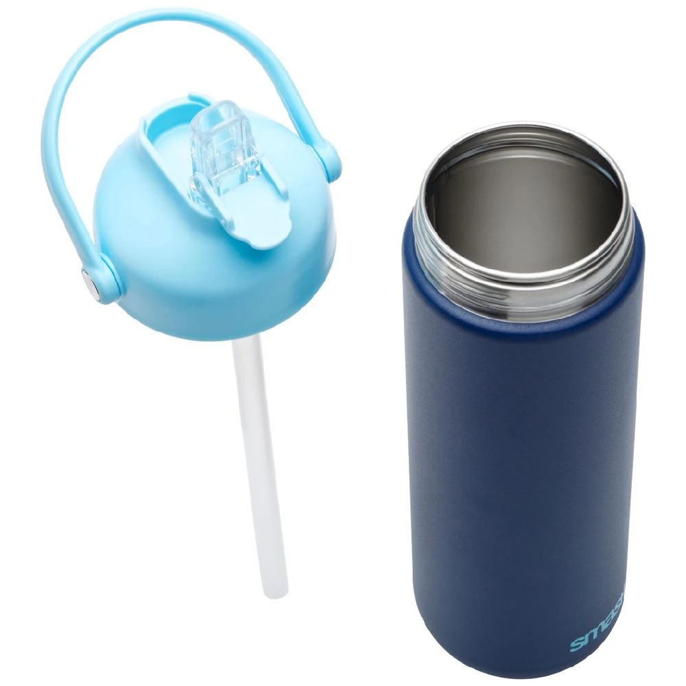3 Smash Icon Stainless Steel Drink Bottle 800mL Navy, 3 of 4