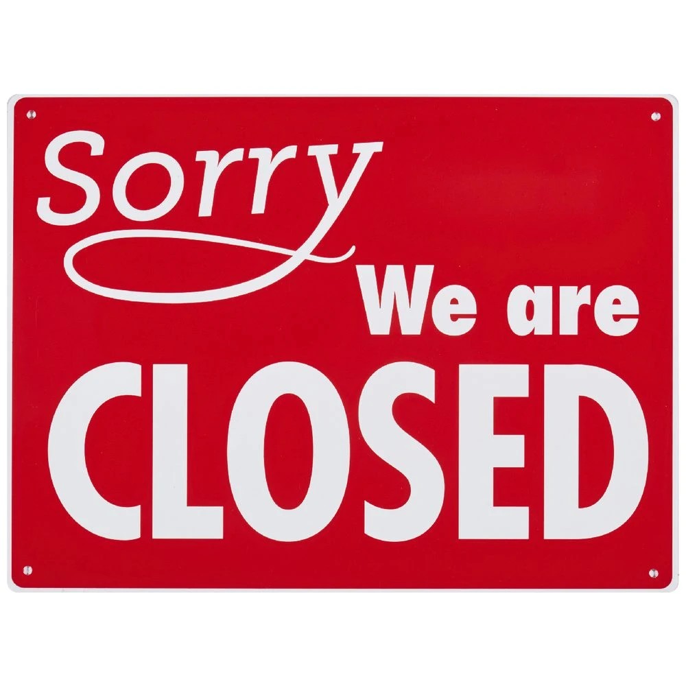 2 Sandleford Open/Closed Sign 225 x 300mm, 2 of 2