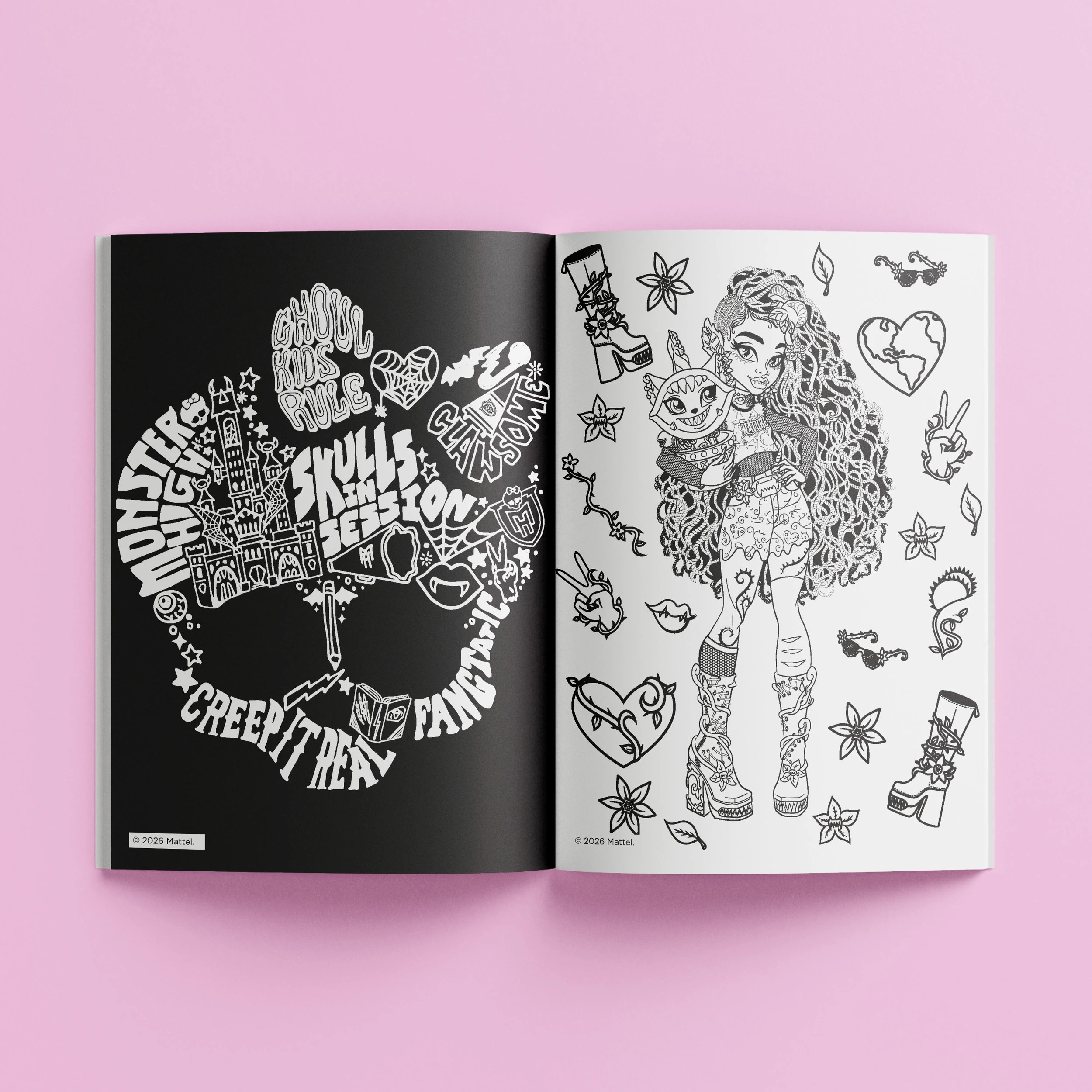 7 Kaleidoscope: Monster High Colouring Carry Case - Book, 7 of 8