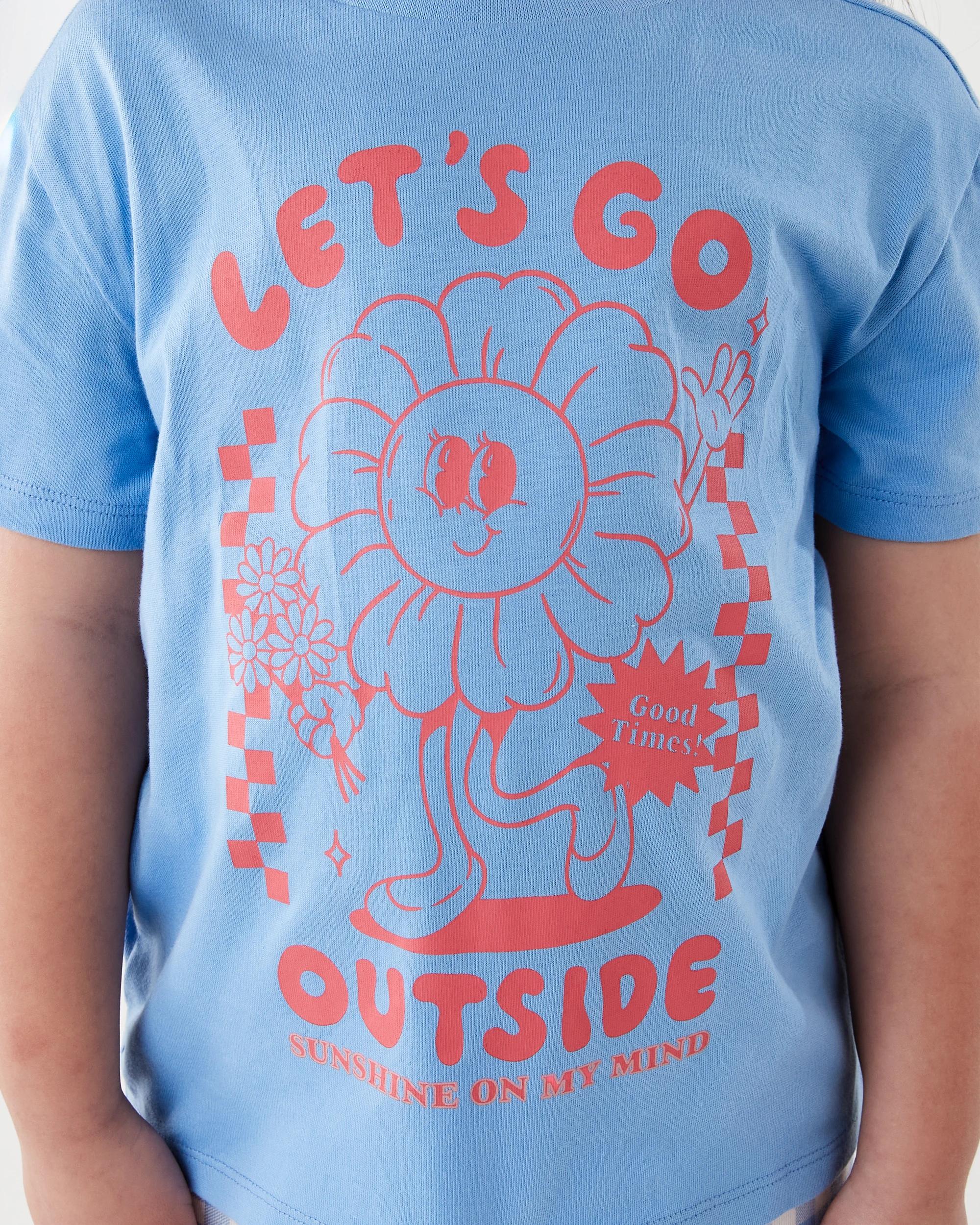 5 Print T-shirt Blu Floral, 5 of 7
