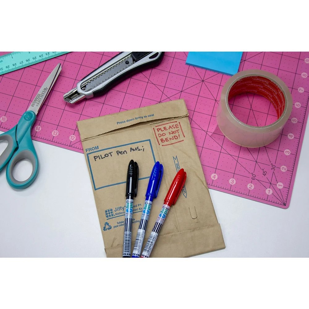 4 PILOT SuperColor Permanent Marker Bullet Extra Fine Black 2Pk, 4 of 5