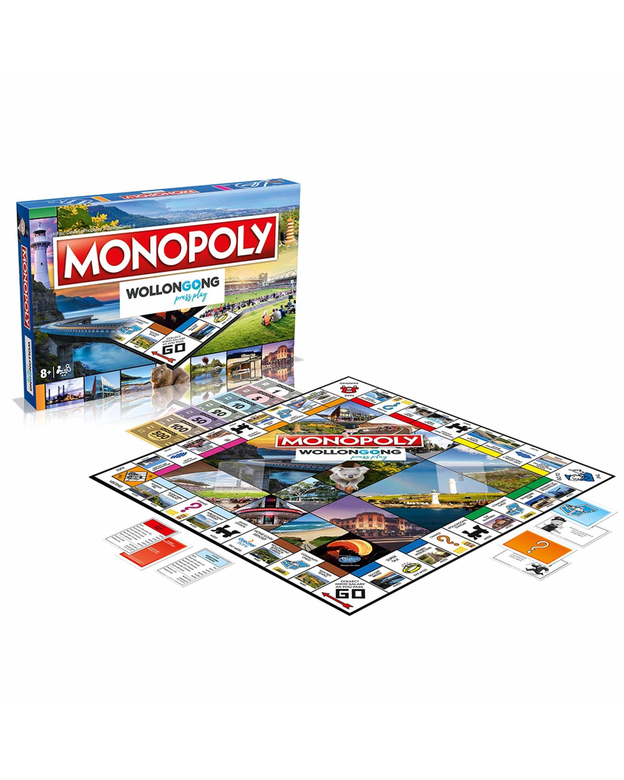 2 Monopoly Wollongong Edition Board Game, 2 of 3
