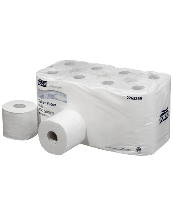 Tork T4 System Advanced Toilet Paper Rolls 400 Sheet 16 Pack