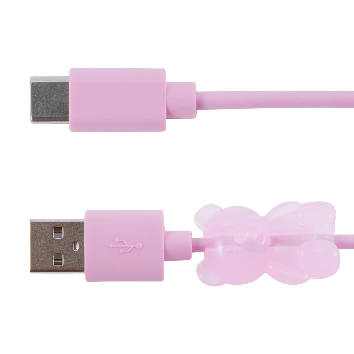 2 USB-A to USB-C Cable - Jelly Bear, 2 of 4