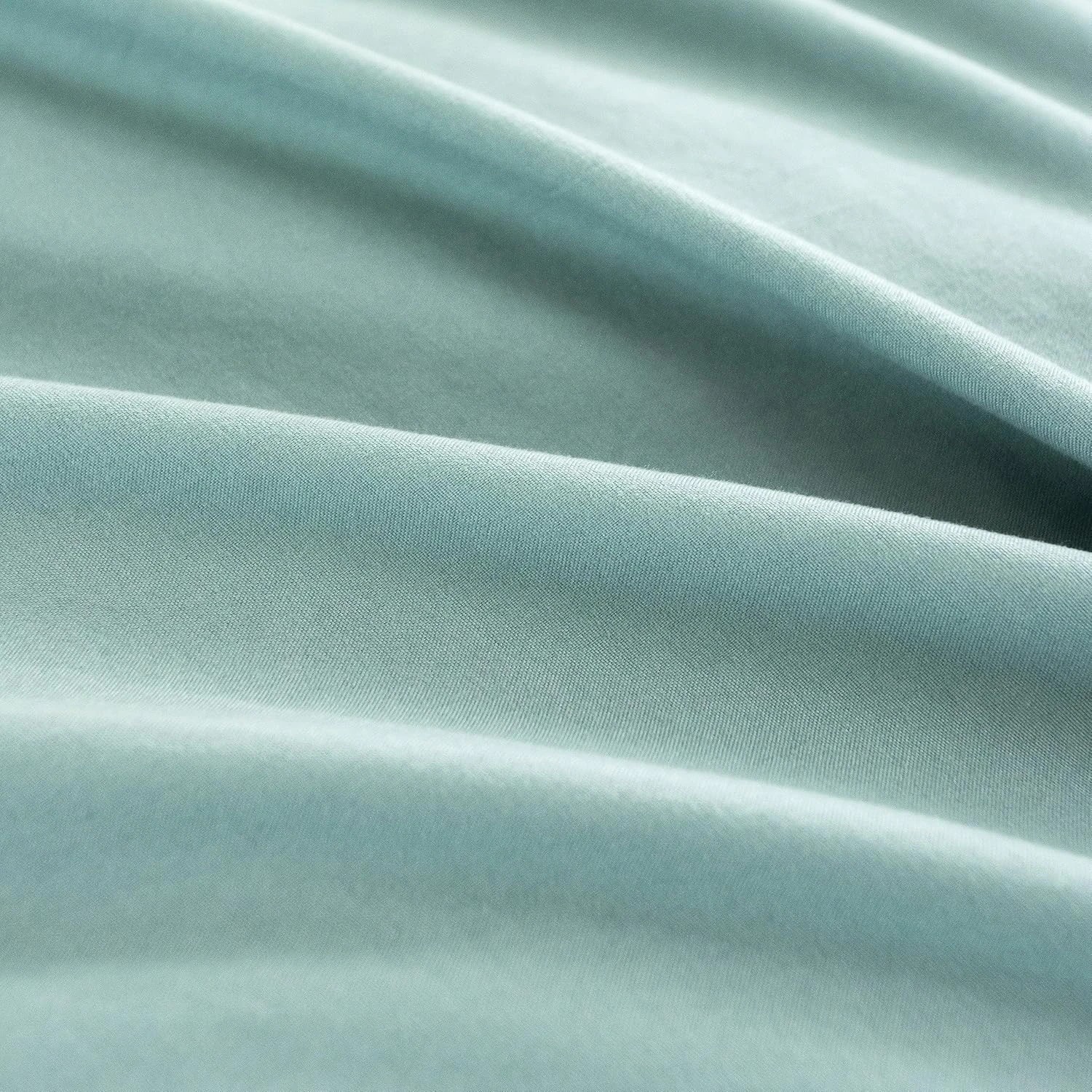 3 CleverPolly 2-Pack Vintage Washed Microfibre European Pillowcases - Seafoam, 3 of 4