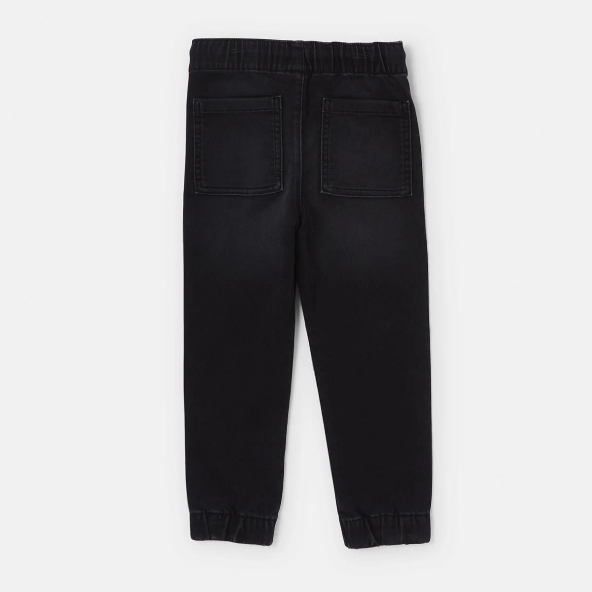 8 Knit Denim Jogger Jeans Black Wash, 8 of 8