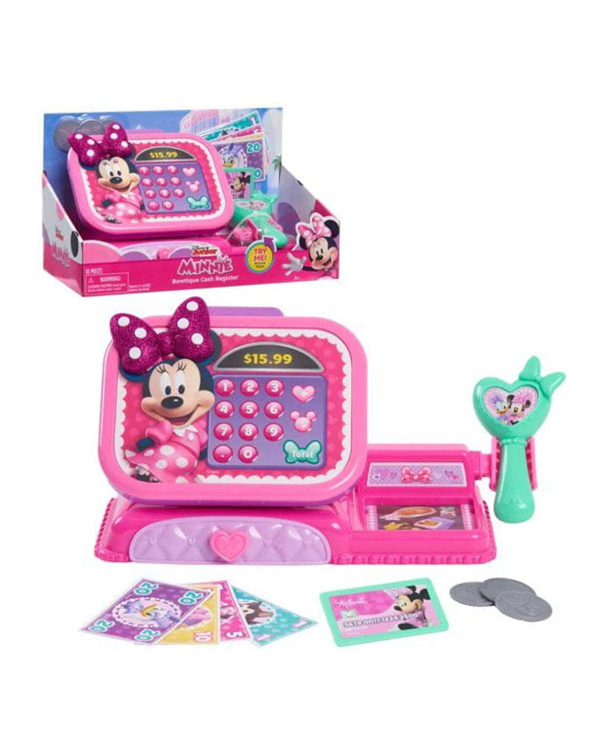 2 Disney Junior Minnie Mouse Bowtique Cash Register, 2 of 3