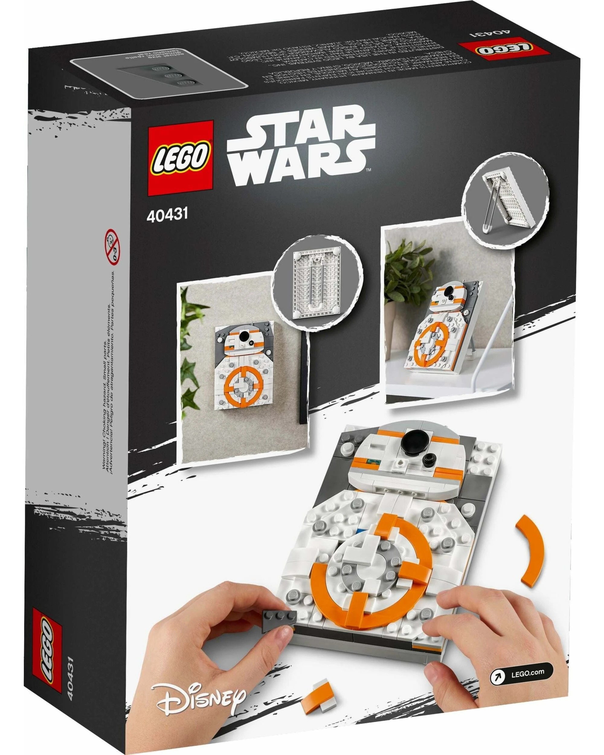 4 LEGO 40431 BB-8 Brick Sketches Set - Buildable 3D Art, 4 of 4
