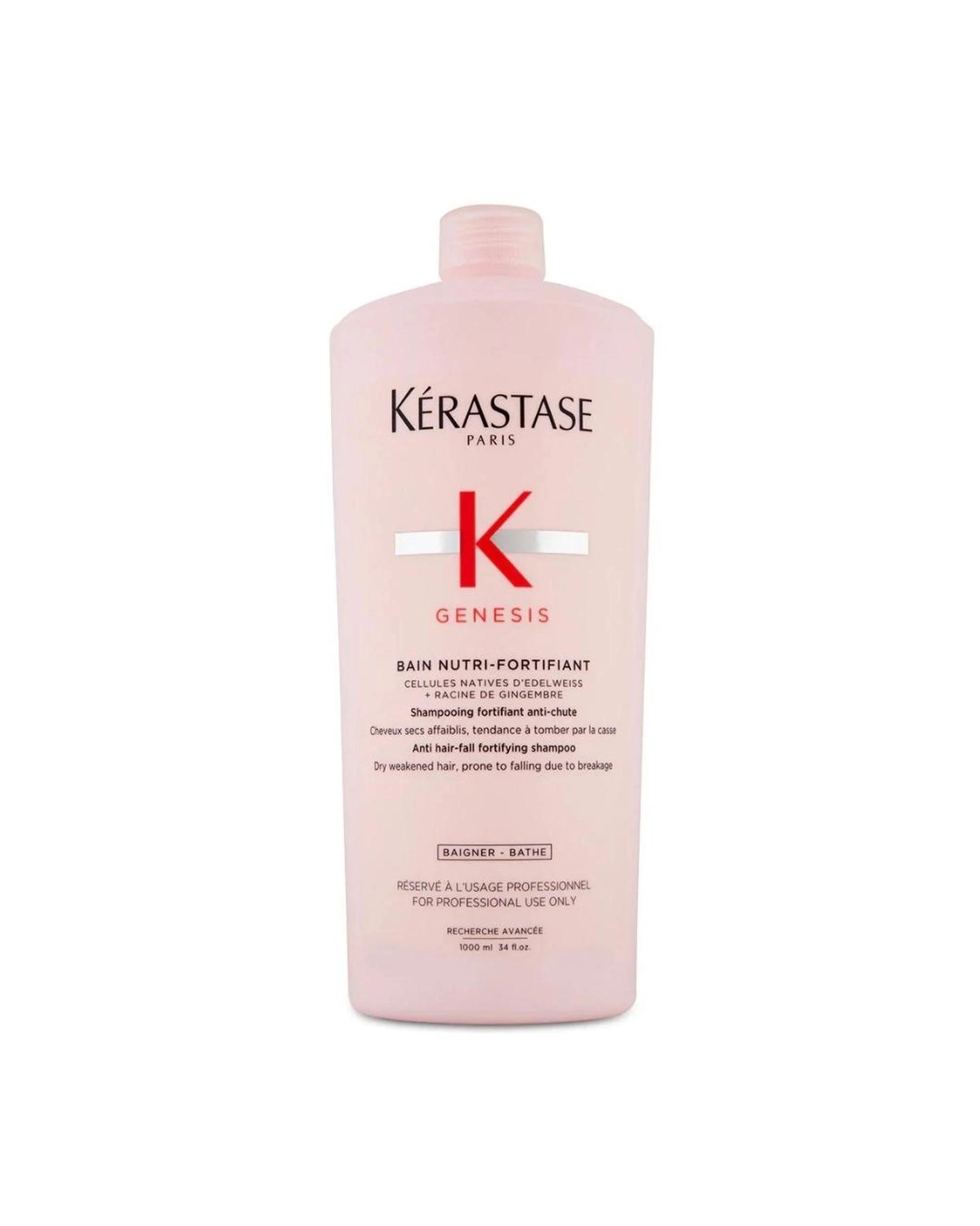 1 Kerastase Genesis Bain Nutri-Fortifiant Shampoo 1 Litre/1000mL, 1 of 4