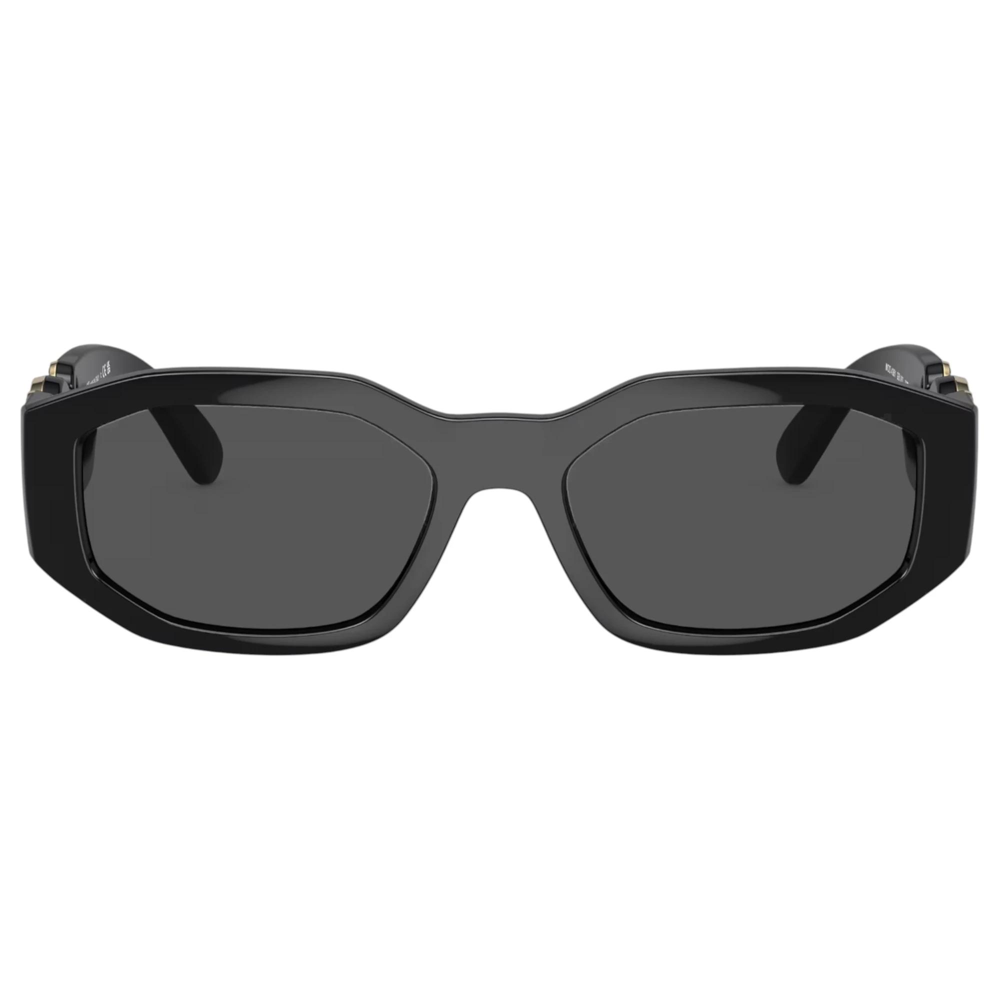 2 Versace Womens Sunglasses Ve4361 Biggie Sunnies BLACK/DARK GREY, 2 of 5