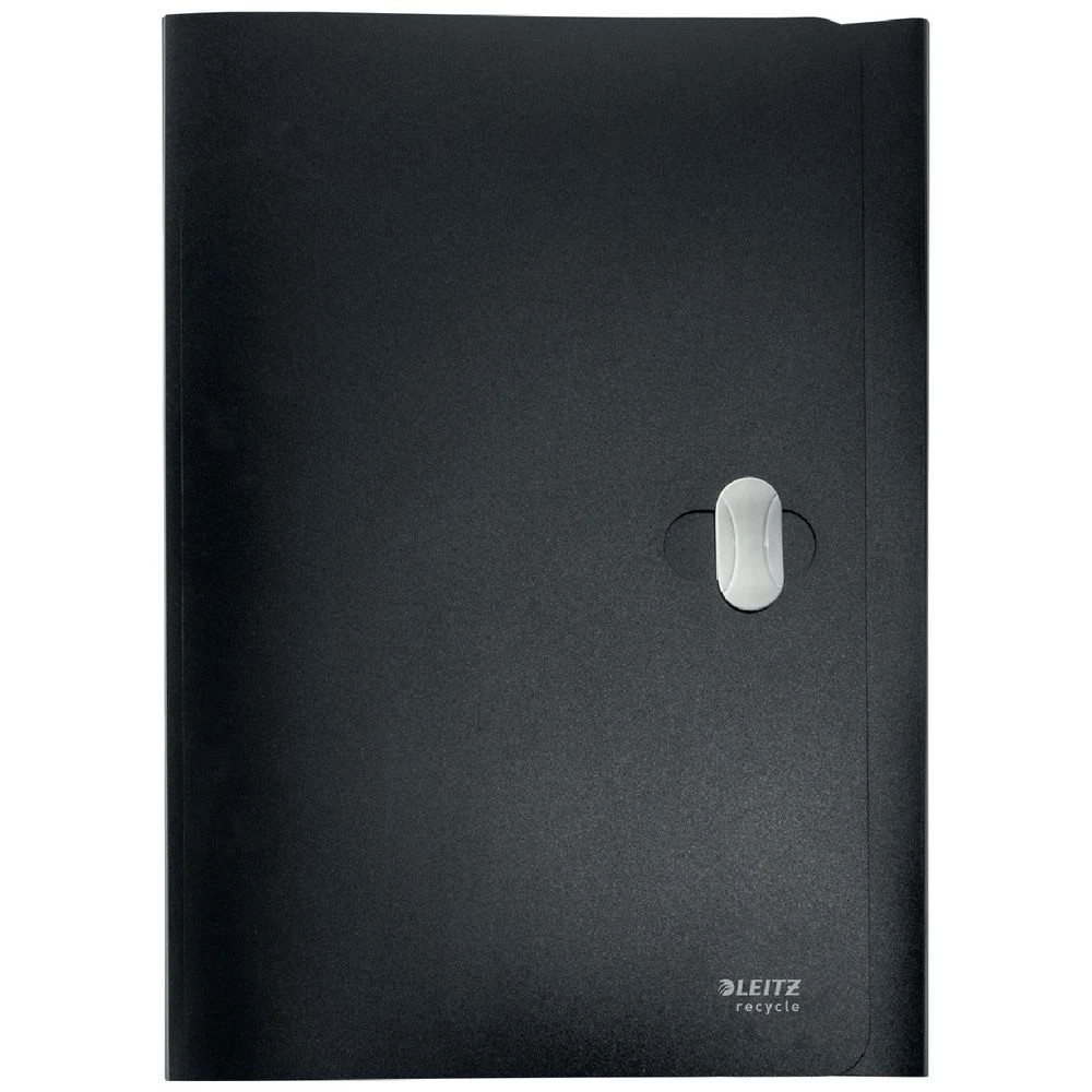 1 Leitz A4 3-Flap Folder Black, 1 of 3