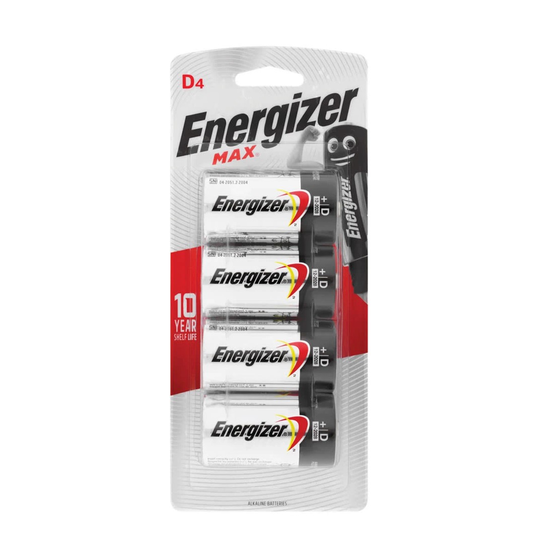 1 4 Pack Energizer Max D Batteries, 1 of 1