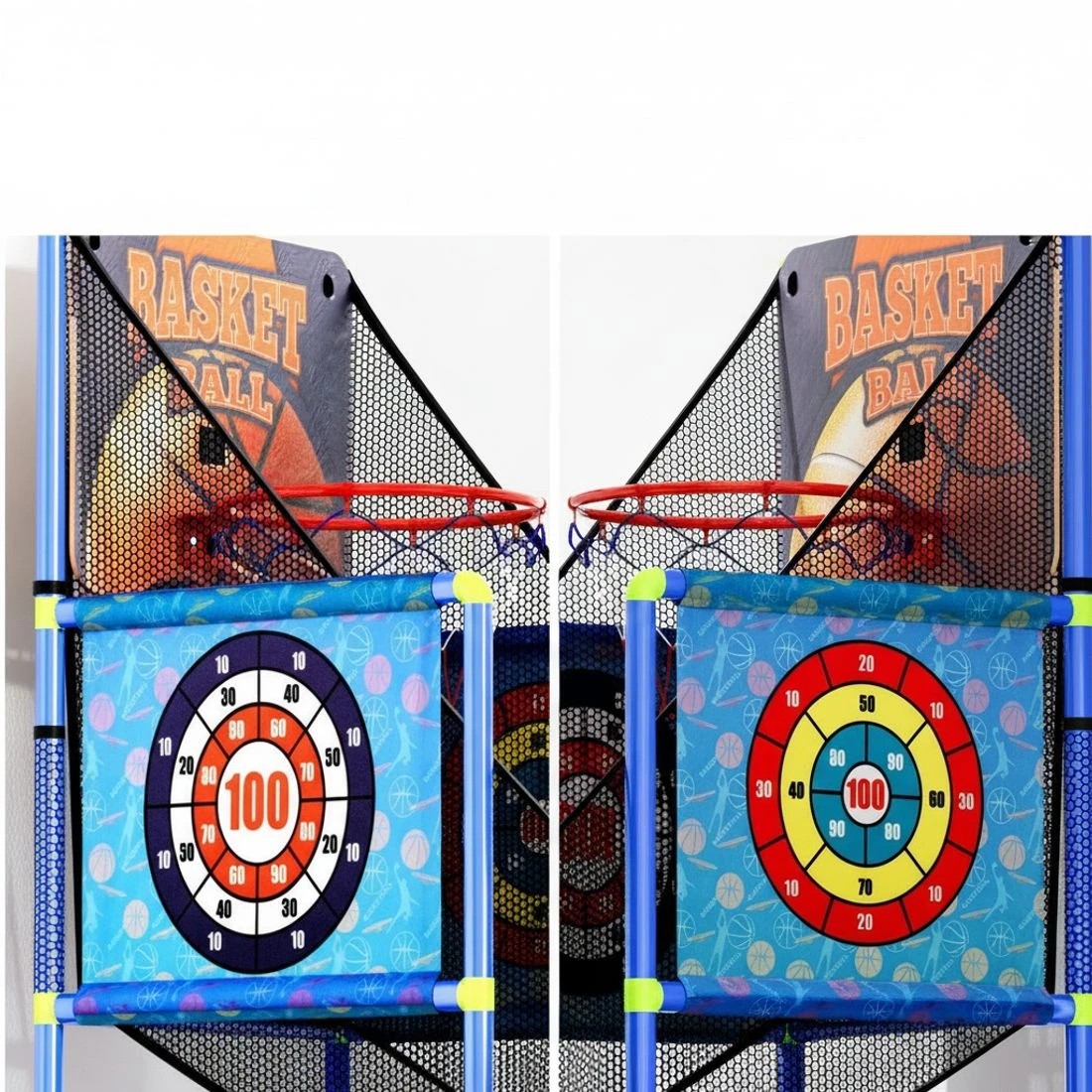 4 Basketball Arcade Game Electronic Scorer 3 Games Adju Kids - Blue, 4 of 4