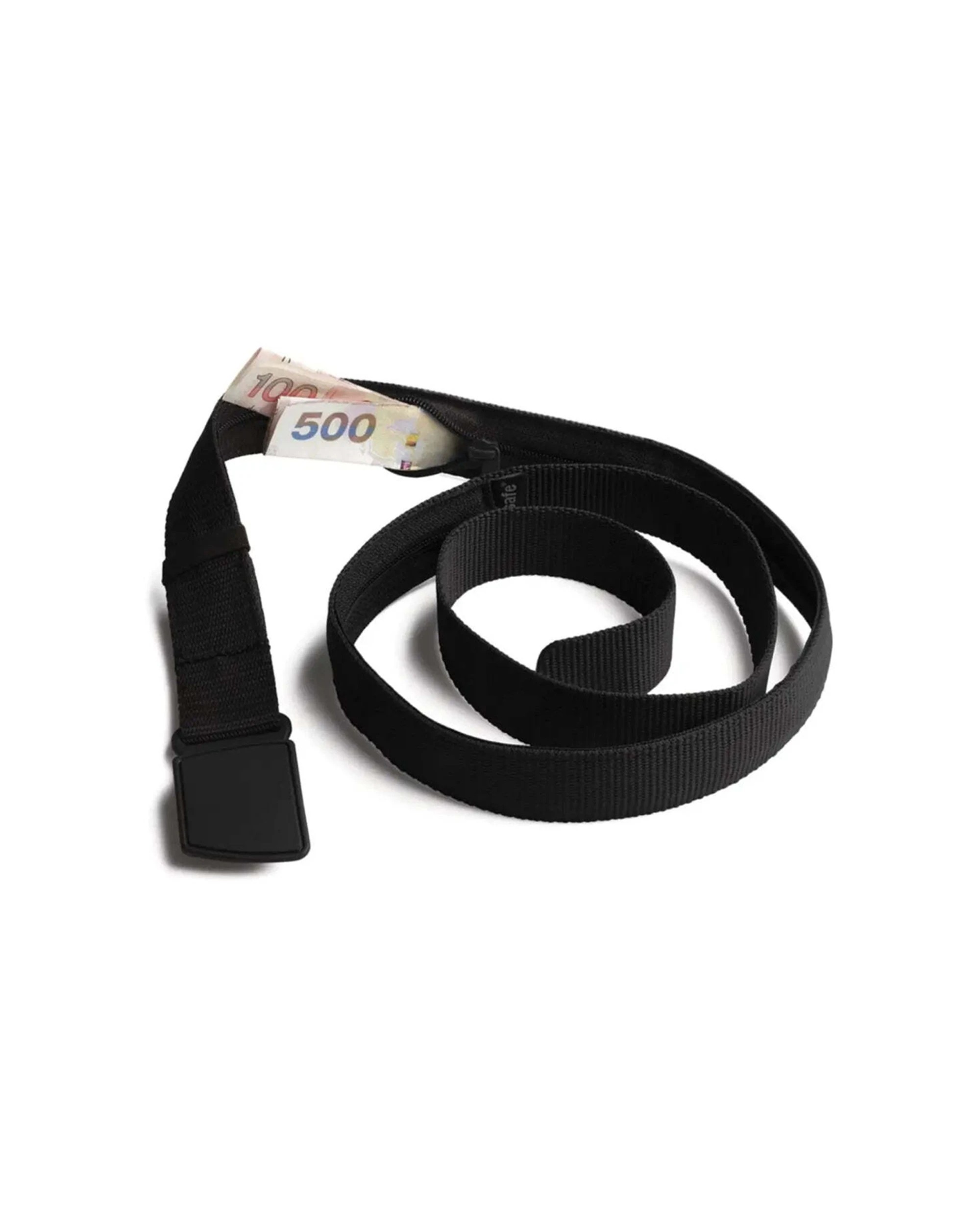 1 Pacsafe CashSafe Secure Travel Belt Wallet Hidden Compartment Accessory - Black, 1 of 2