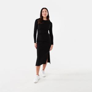 Long Sleeve Ruched Midi Dress
