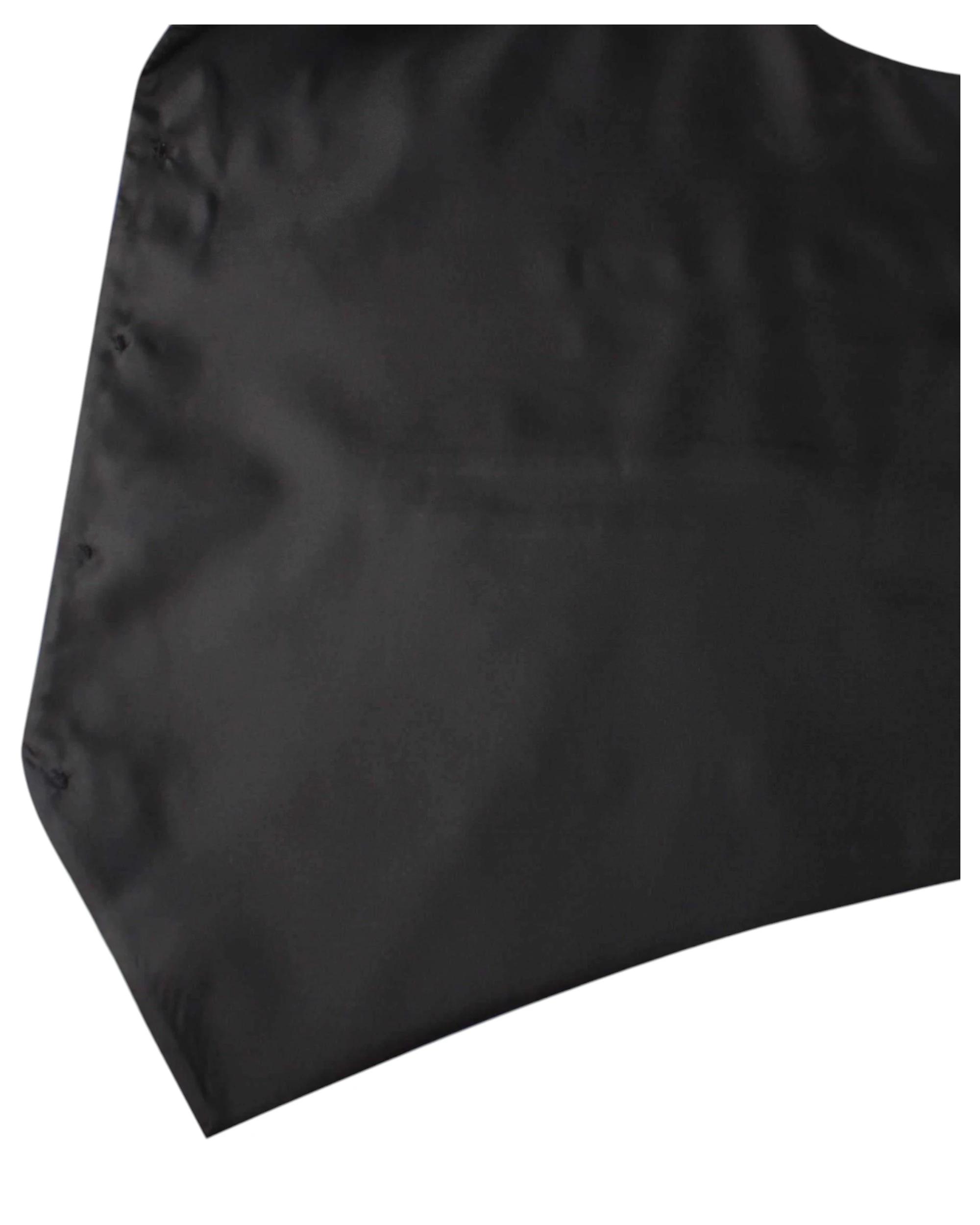 5 Zasel Mens Plain Vest Waistcoat BLACK, 5 of 5