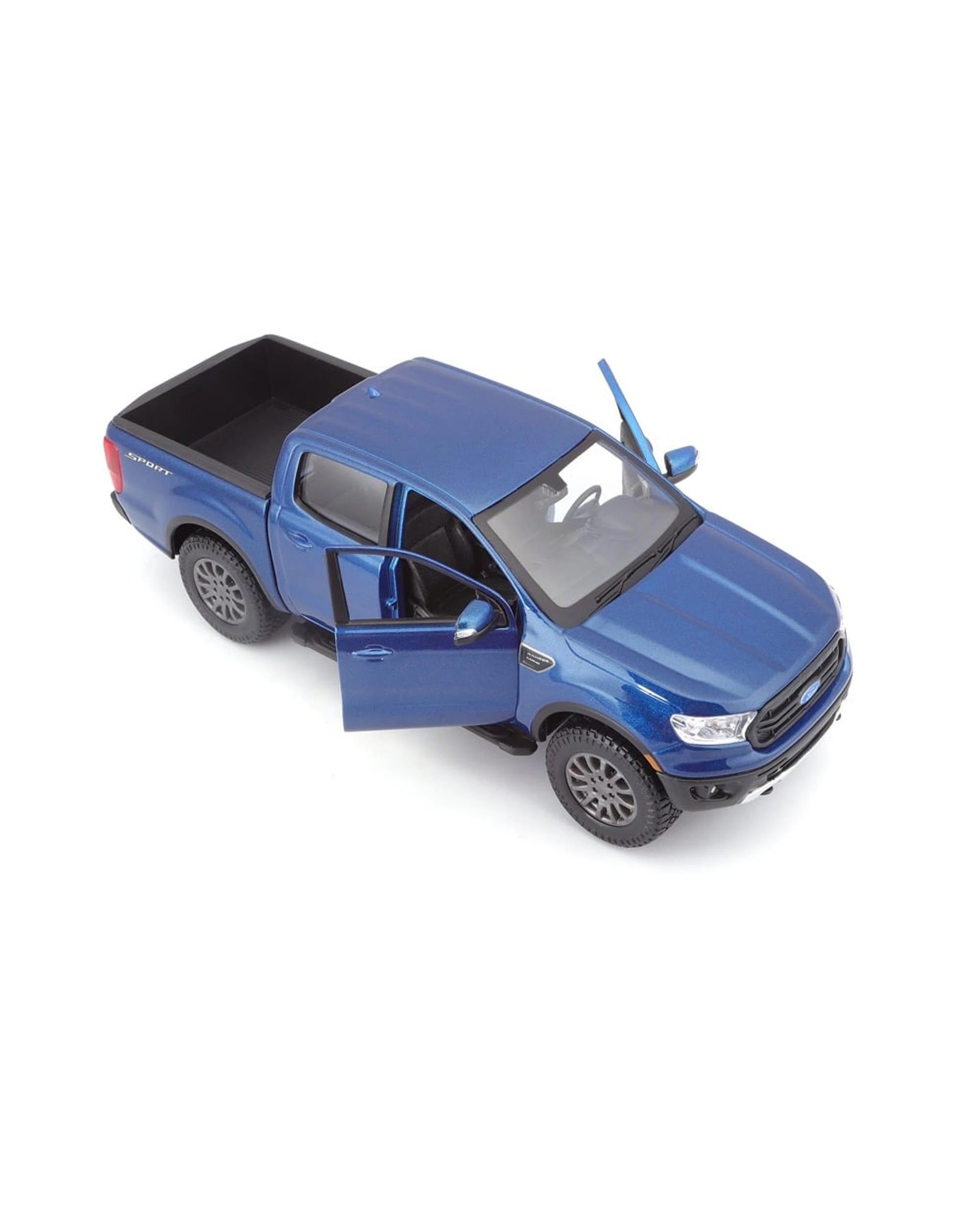 6 Maisto Special Edition 2019 Ford Ranger 4-Door Cab 1:27 Scale Model Car Assorted - Blue, 6 of 10