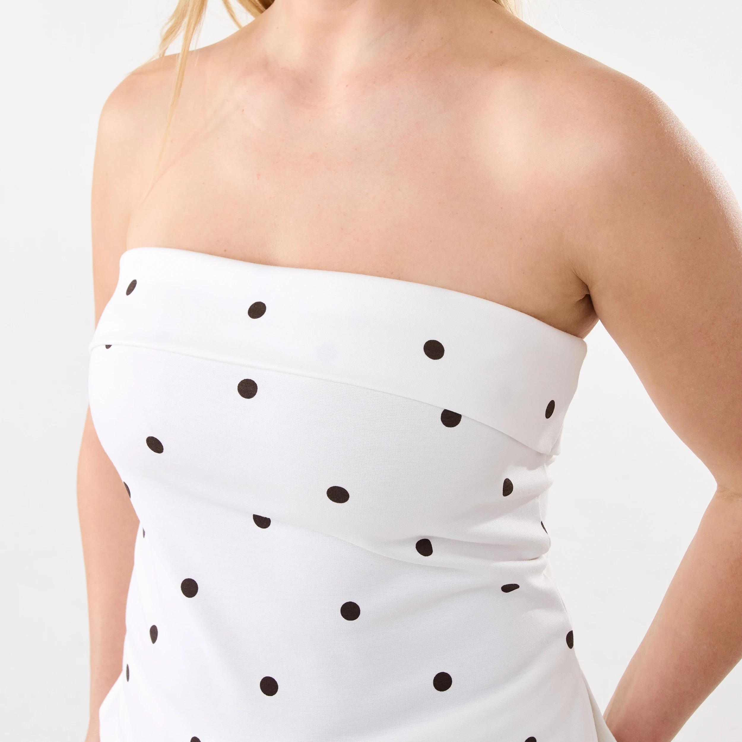 6 Sleeveless Tube Top Choc Spot, 6 of 6