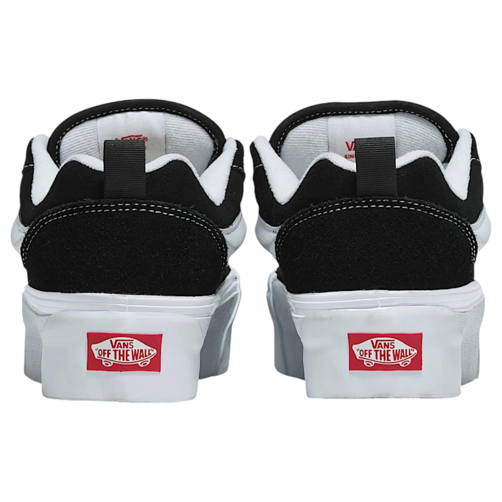 2 Vans Mens Knu Stack Low Top Black/ White Lace Up Shoes BLACK/WHITE, 2 of 4