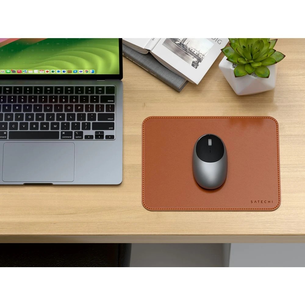 5 Satechi Vegan Leather Mouse Pad Brown, 5 of 5