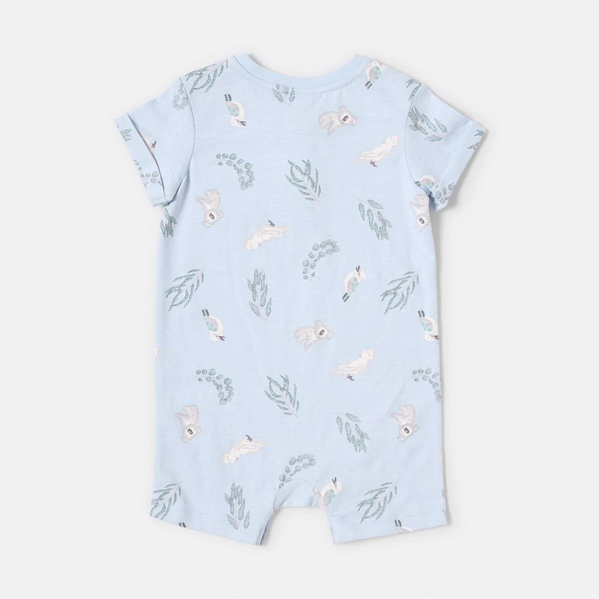 2 Henley Romper Blu Anle, 2 of 3
